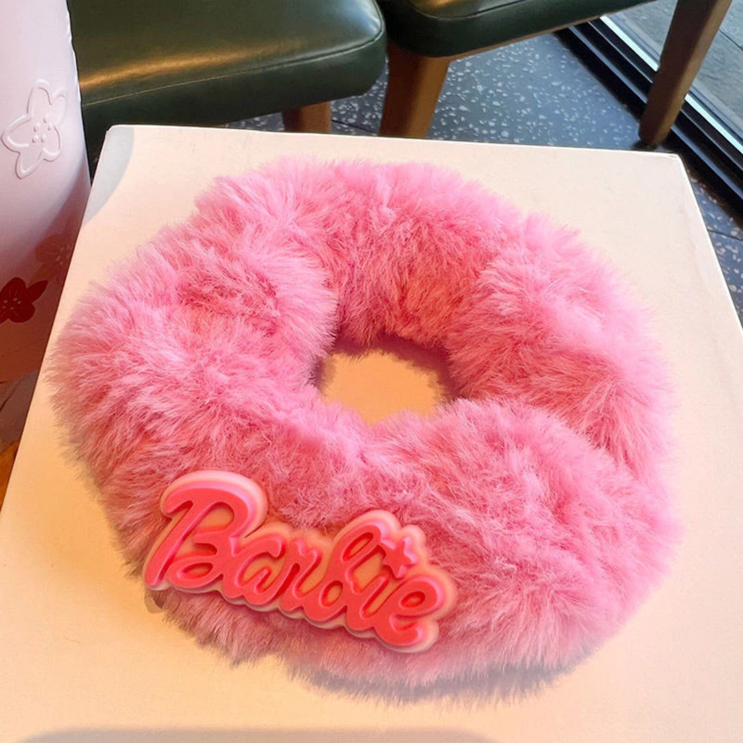 SET 4 CỘT TÓC HỌA TIẾT MÀU HỒNG