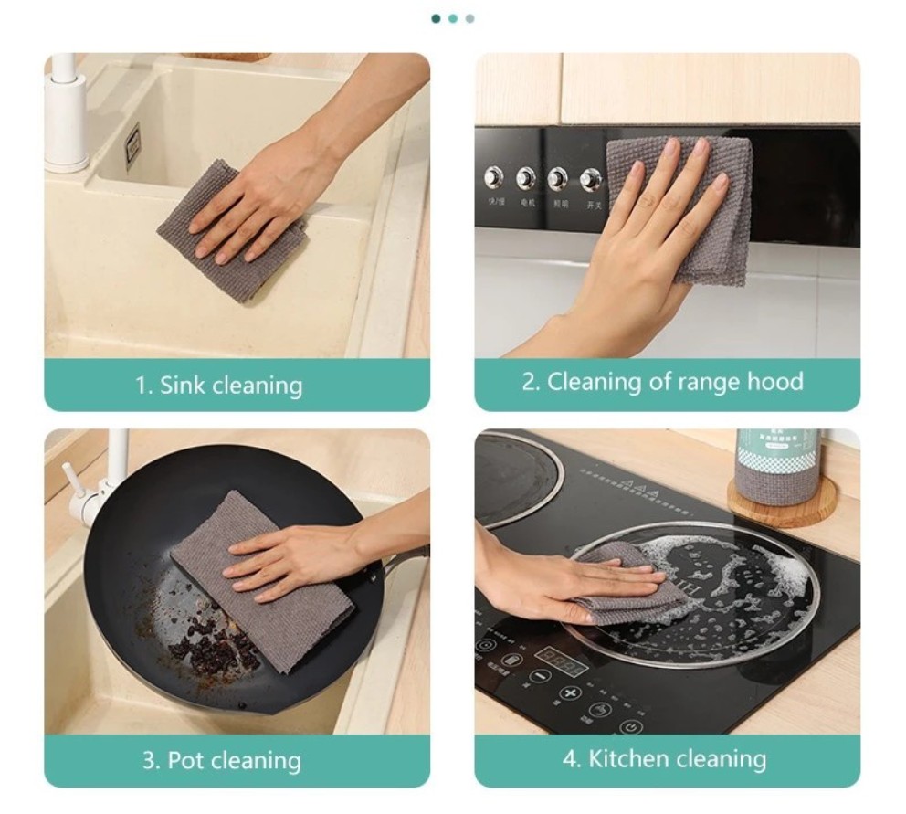 CUỘN KHĂN GIẤY LAU BẾP THAN ĐEN 20 CM