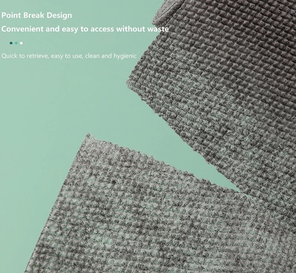 CUỘN KHĂN GIẤY LAU BẾP THAN ĐEN 20 CM