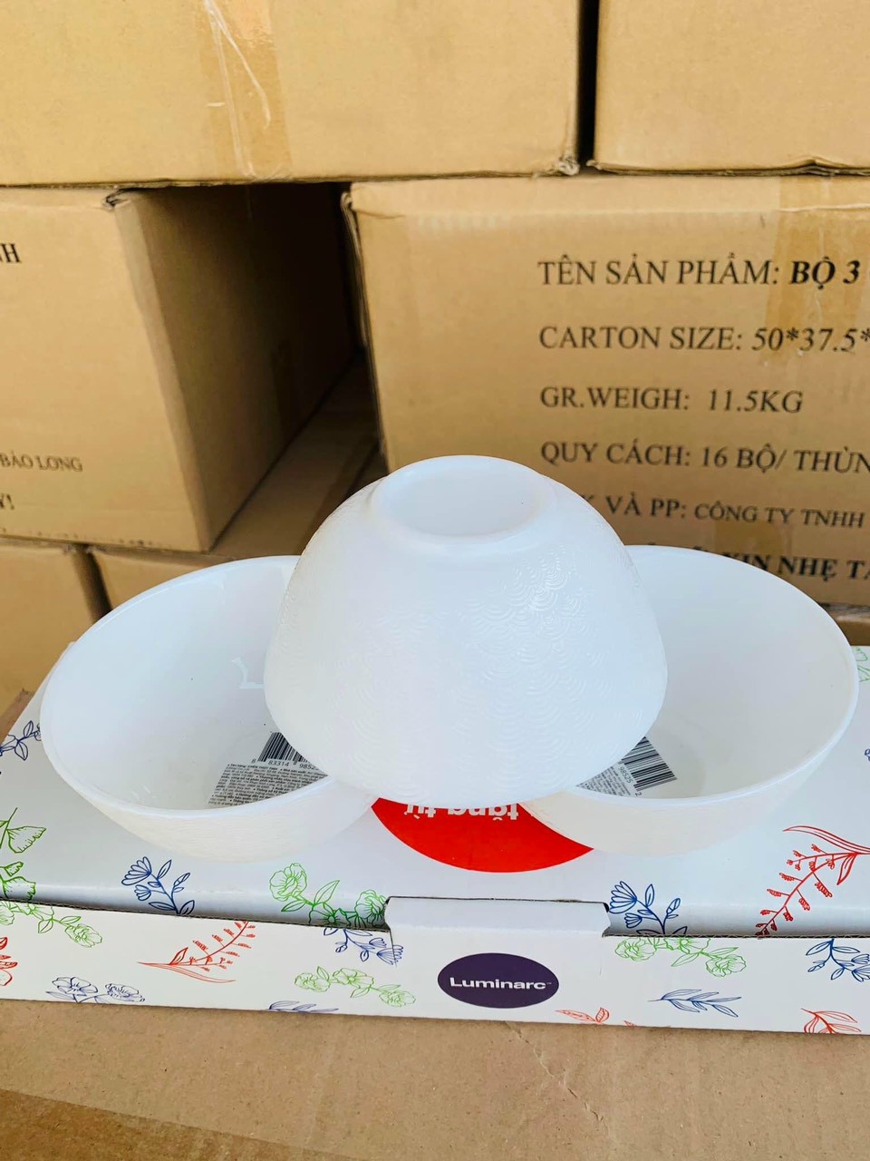 BỘ 3 CHÉN LUMINARC