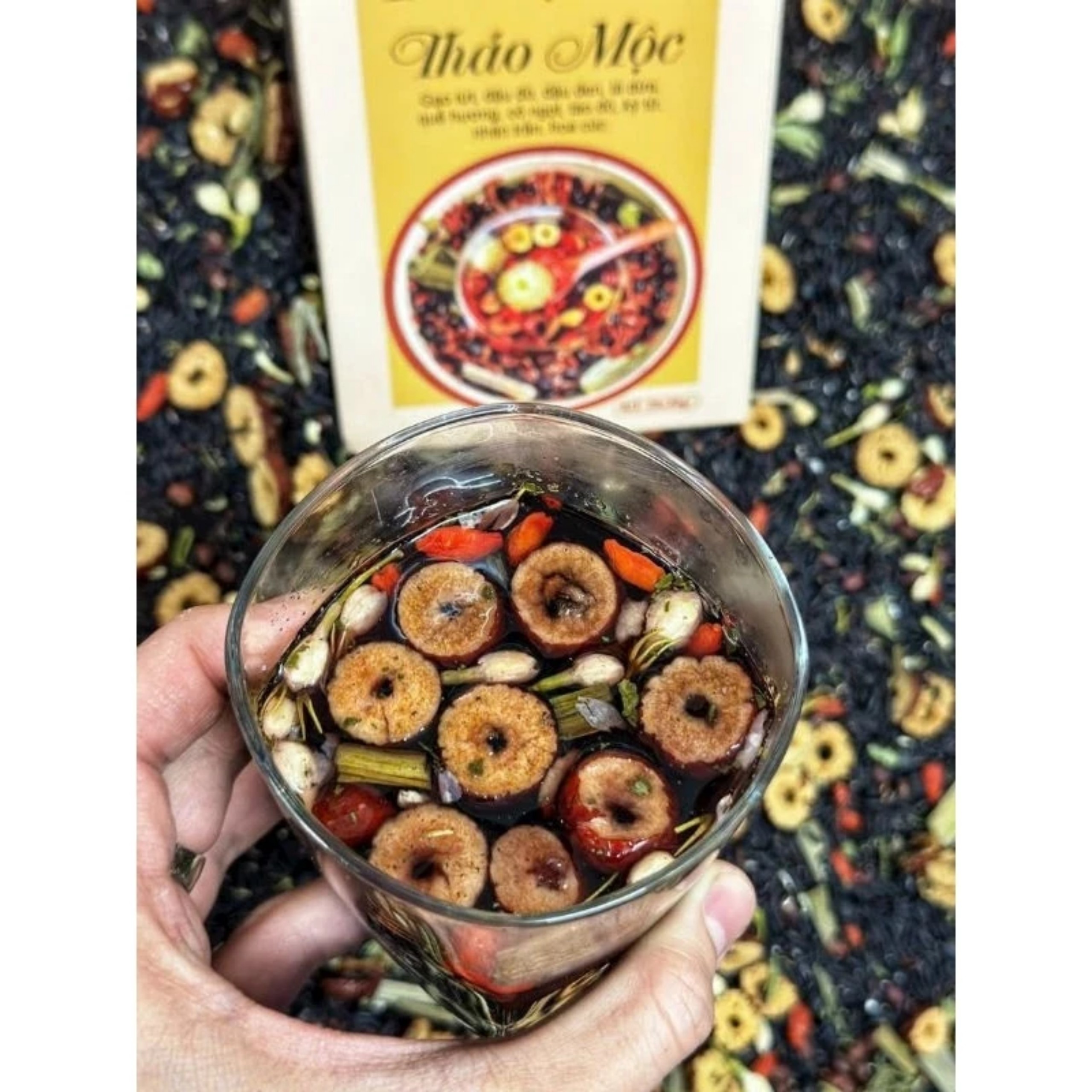 HỘP 20 GÓI TRÀ GẠO LỨT THẢO MỘC