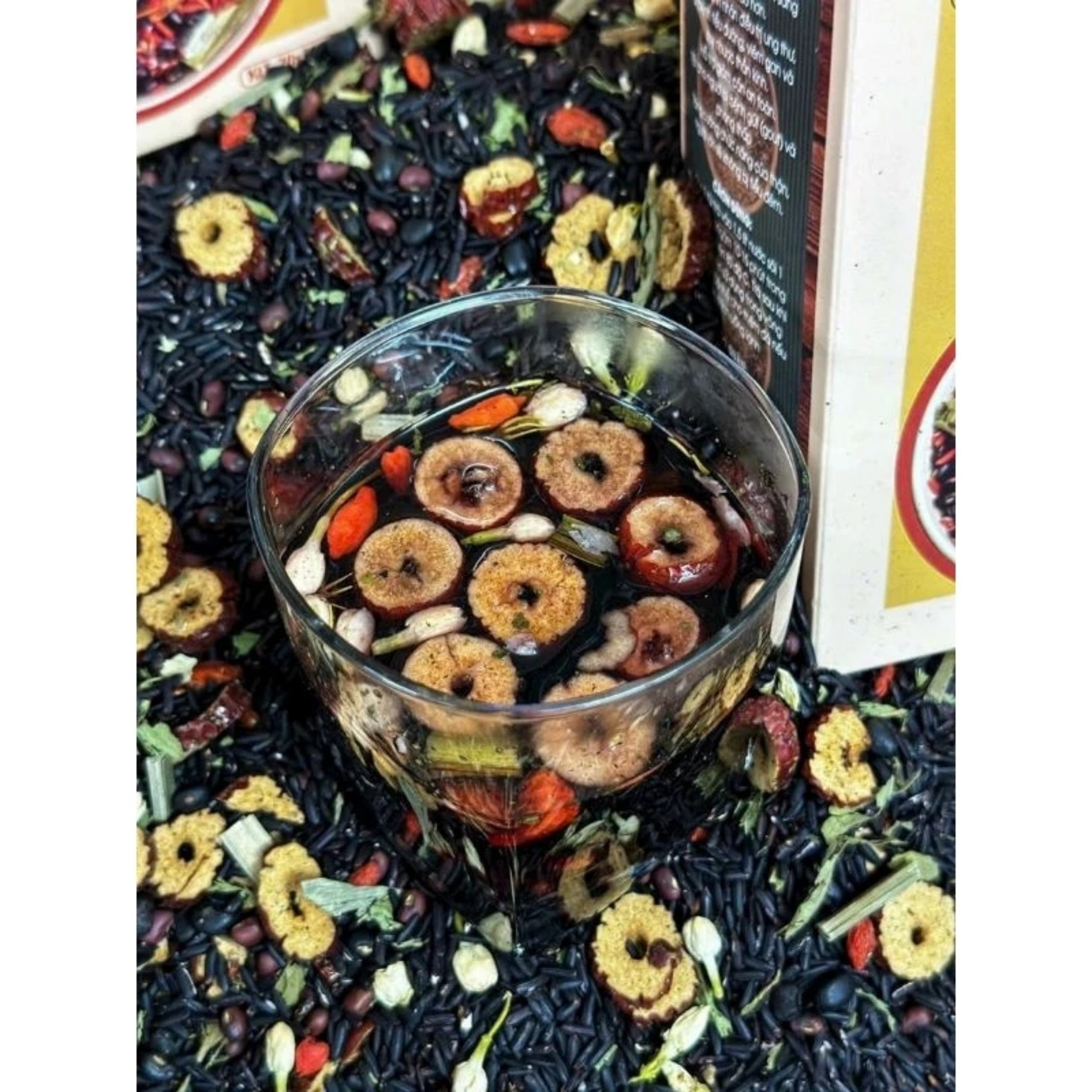 HỘP 20 GÓI TRÀ GẠO LỨT THẢO MỘC