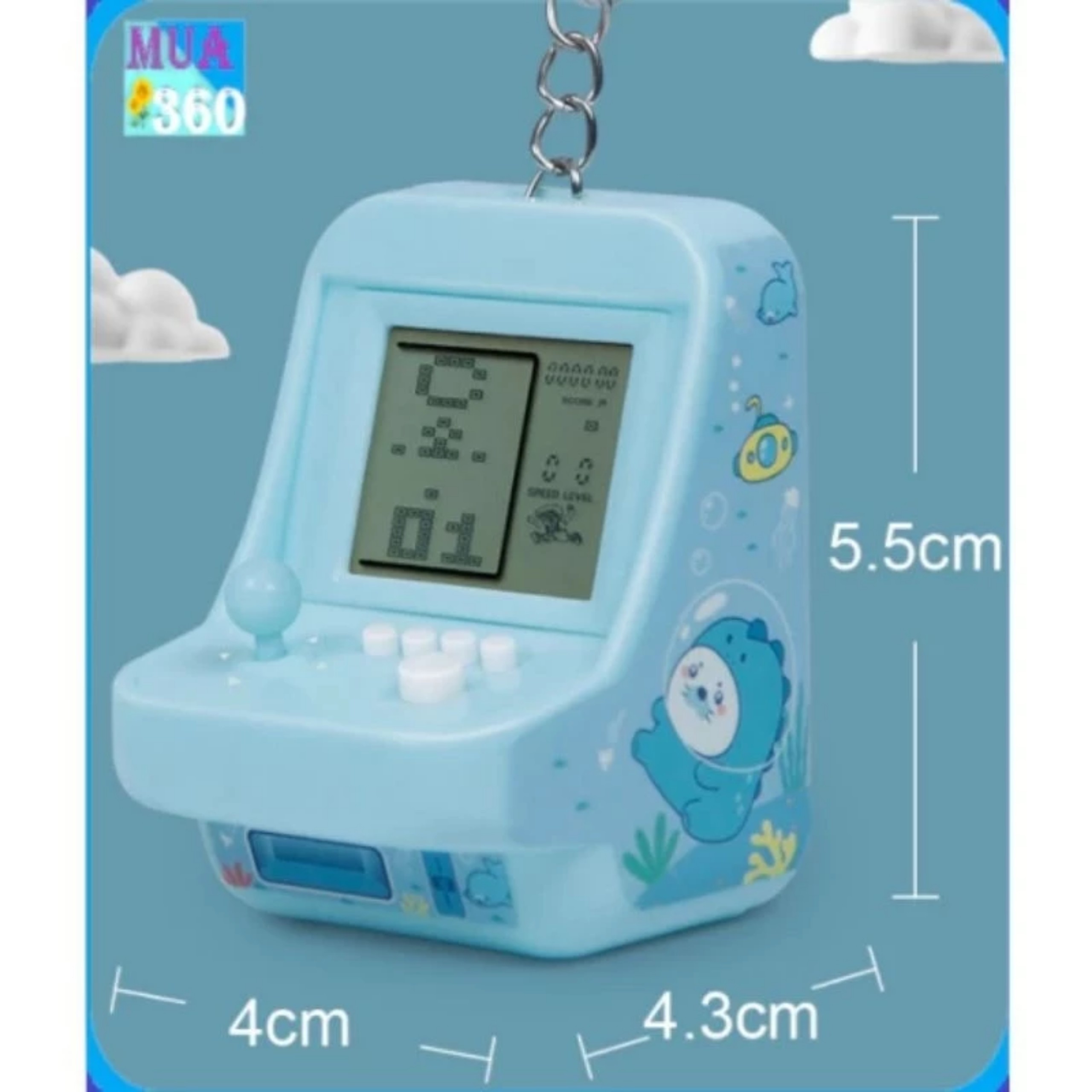 MÁY CHƠI GAME MINI CẦM TAY CÓ MÓC