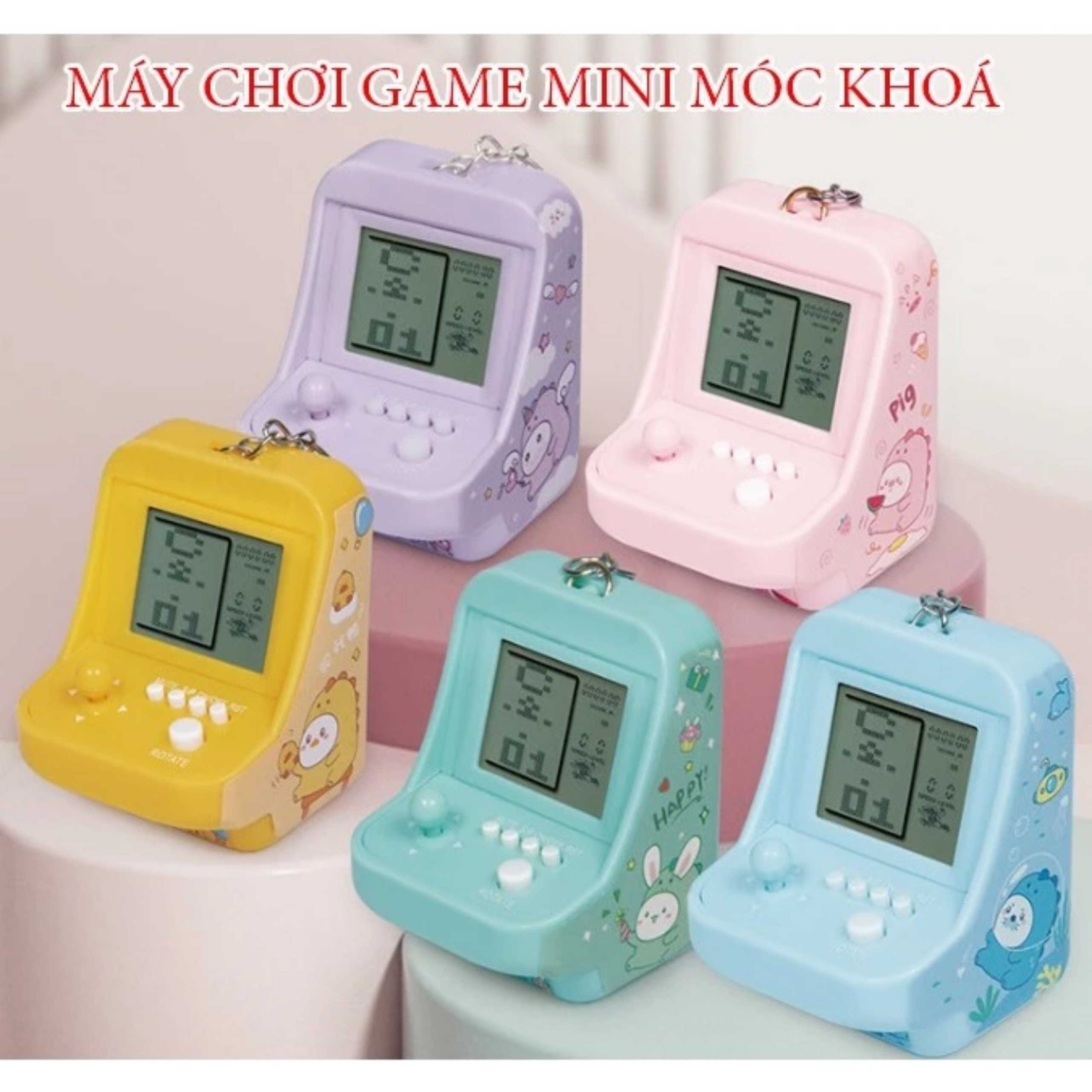MÁY CHƠI GAME MINI CẦM TAY CÓ MÓC