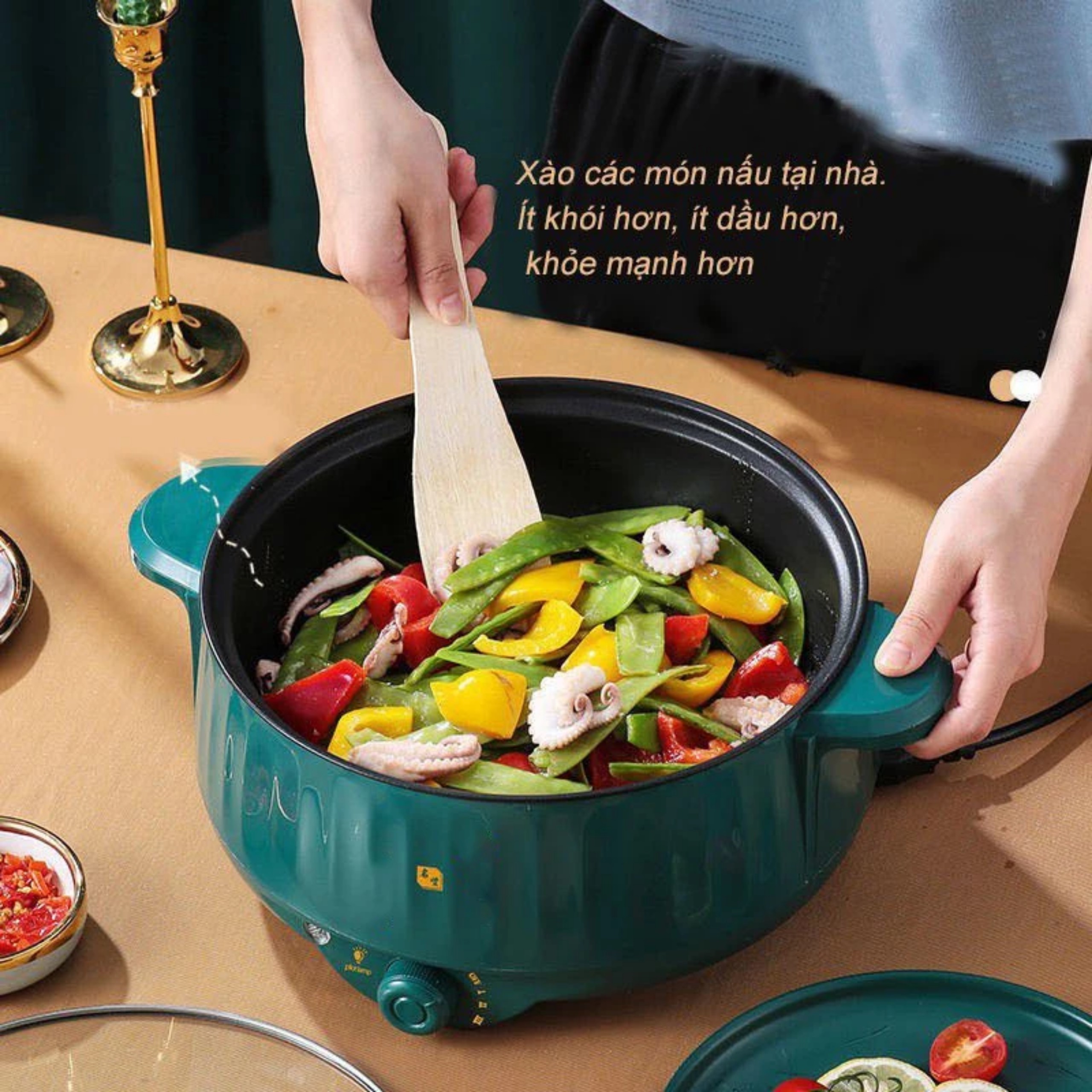 NỒI LẨU ĐIỆN VÂN ĐÁ 28 CM