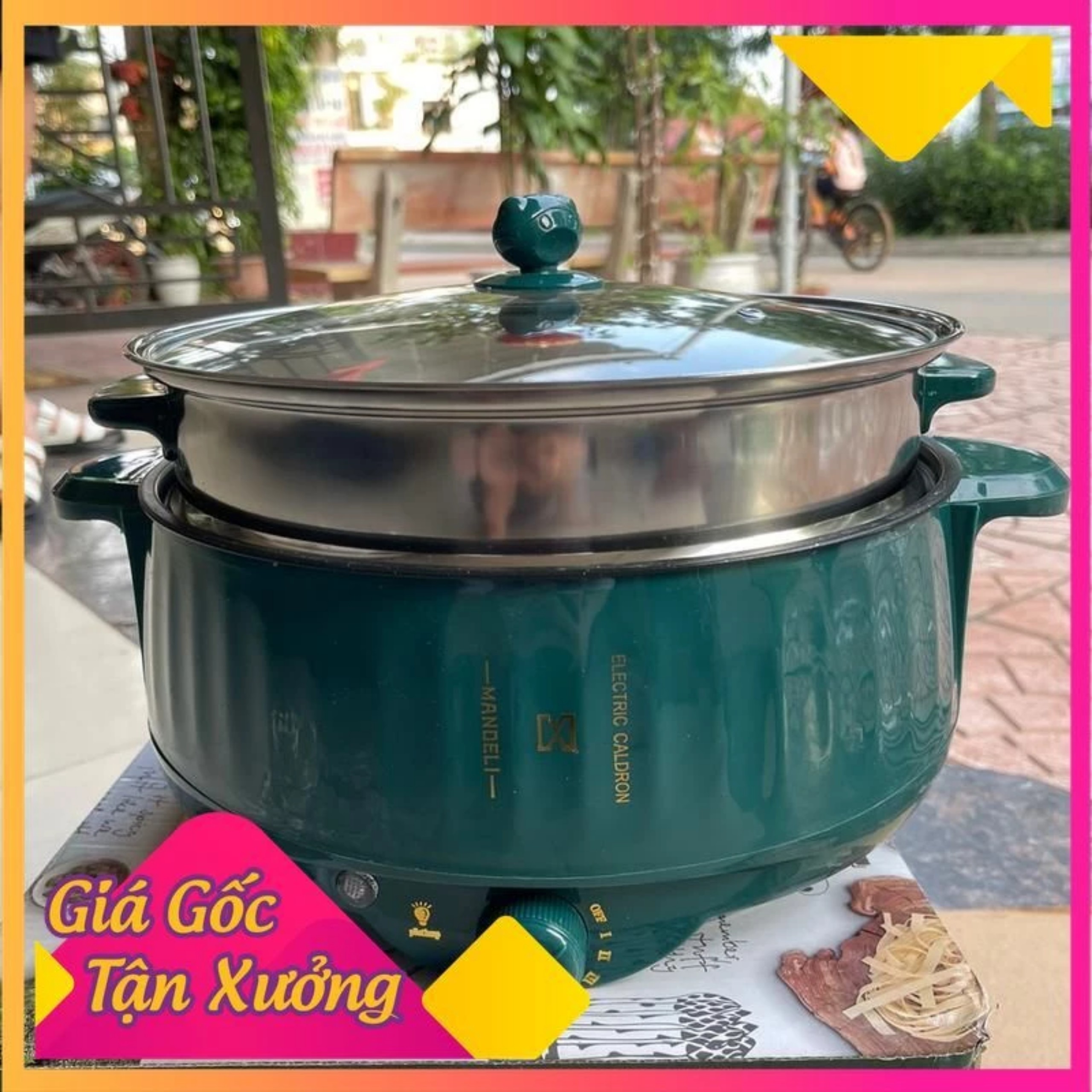 NỒI LẨU ĐIỆN VÂN ĐÁ 28 CM