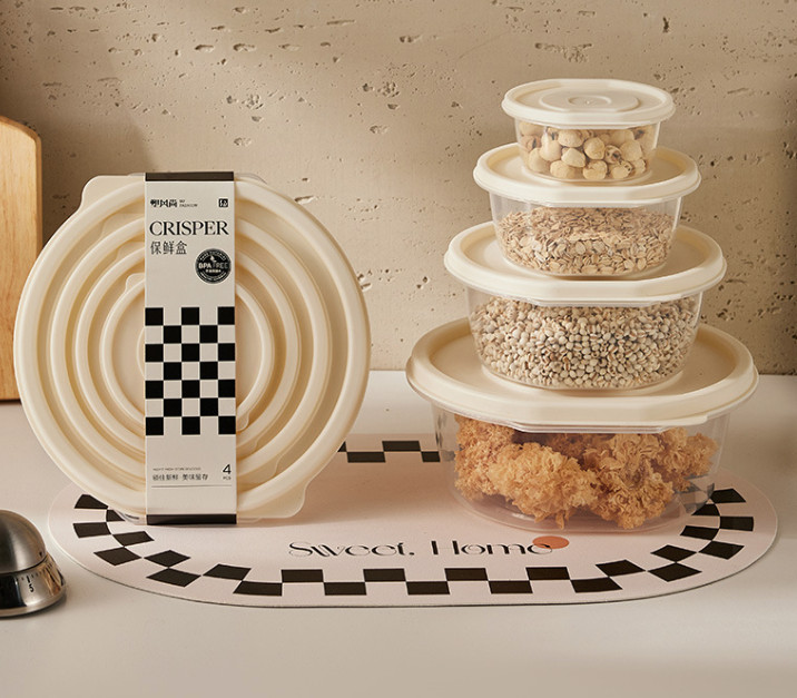 Combo  4 Hộp Nhựa Đựng Thực Phẩm