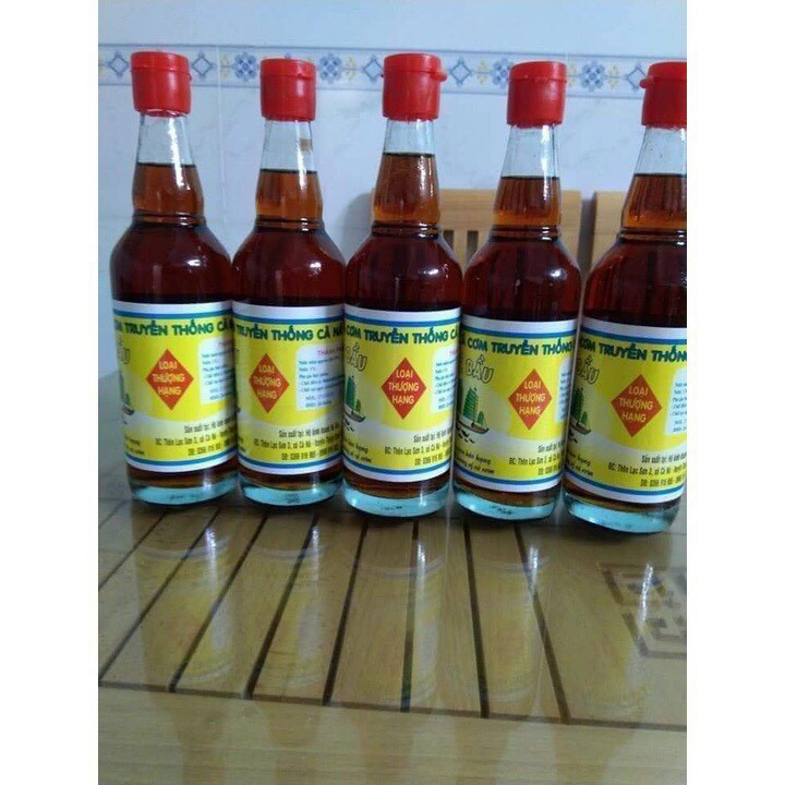 THÙNG 6 CHAI NƯỚC MẮM BÉ BẦU