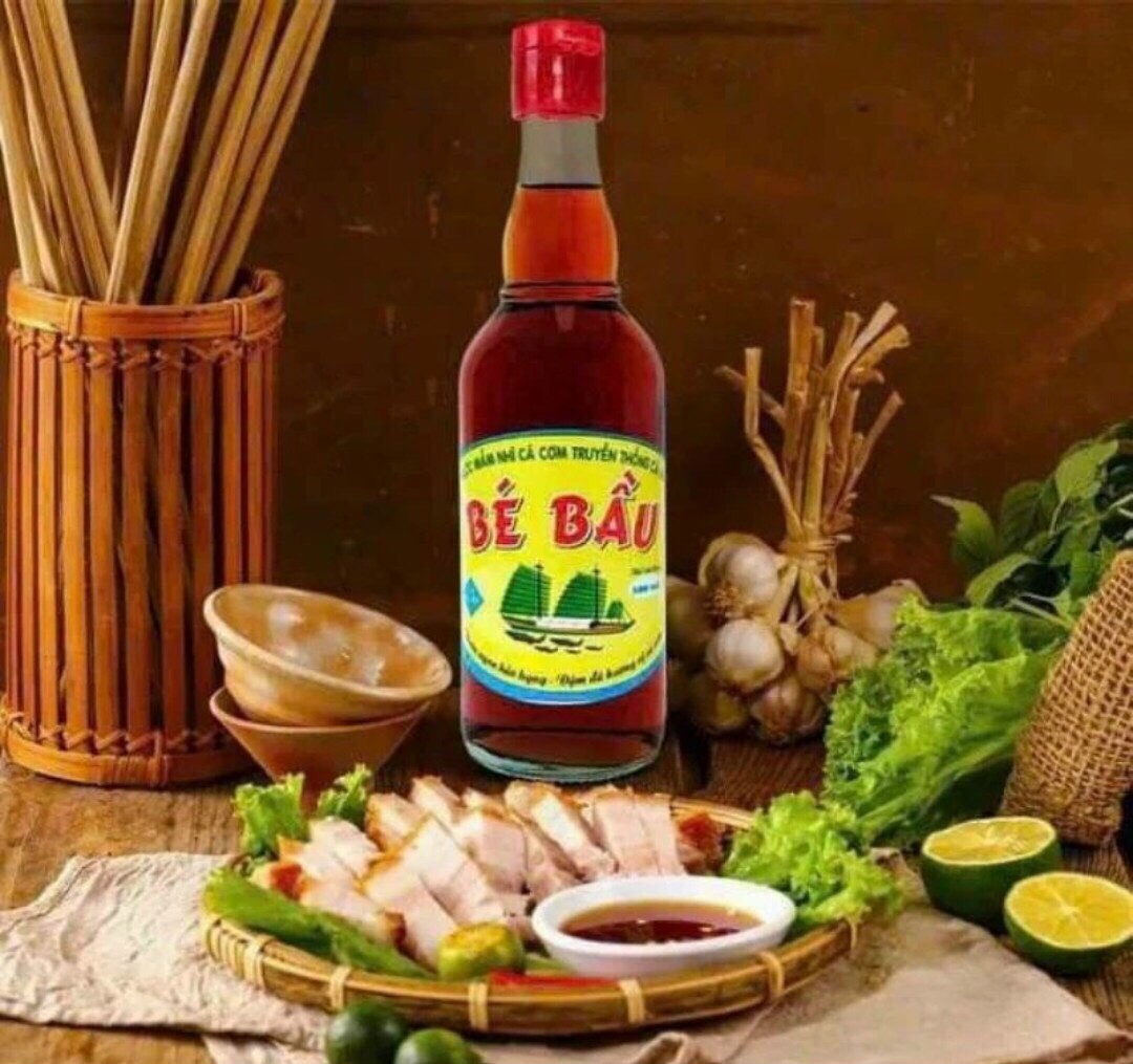 THÙNG 6 CHAI NƯỚC MẮM BÉ BẦU