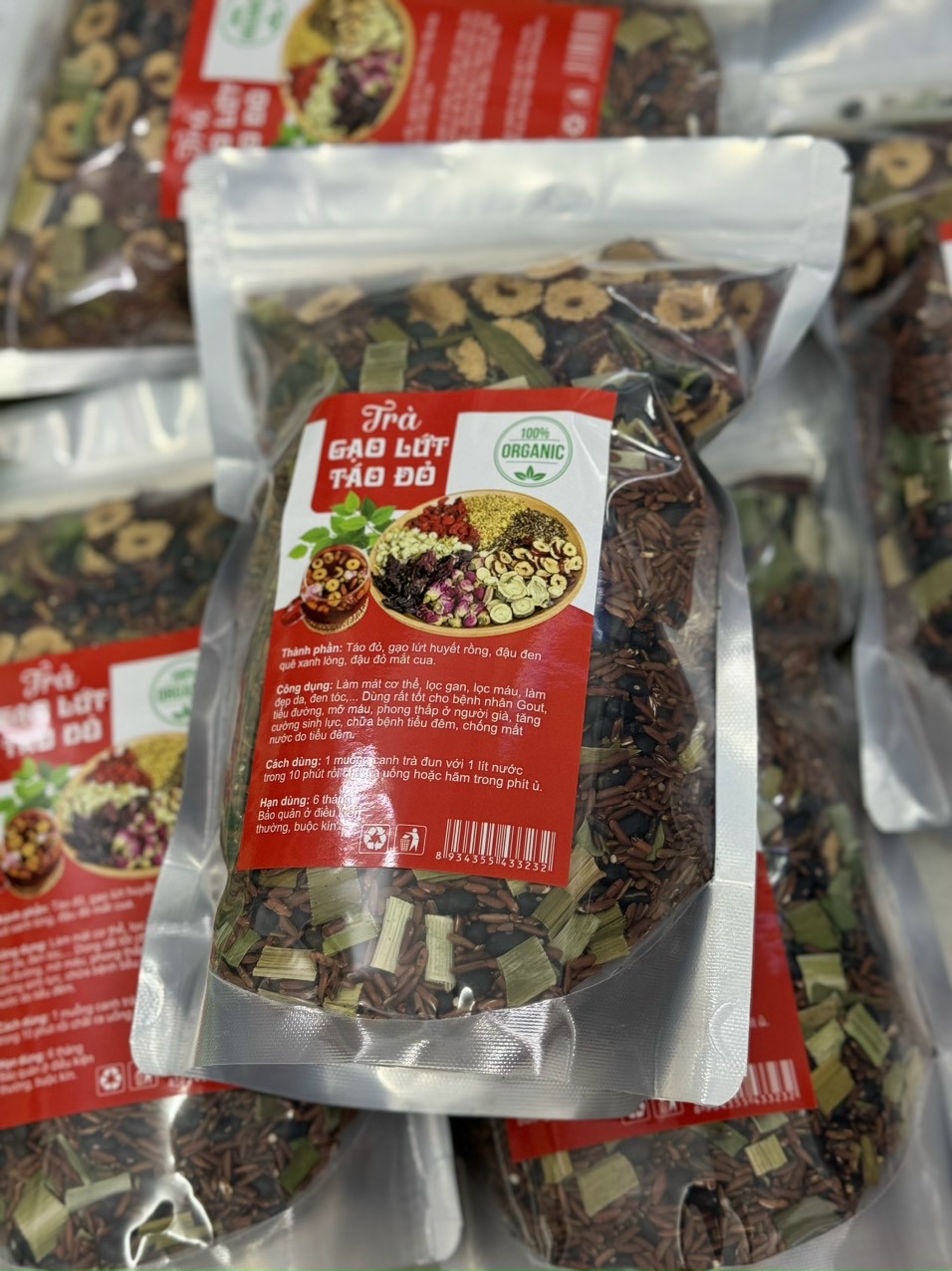 TRÀ GẠO LỨT TÁO ĐỎ