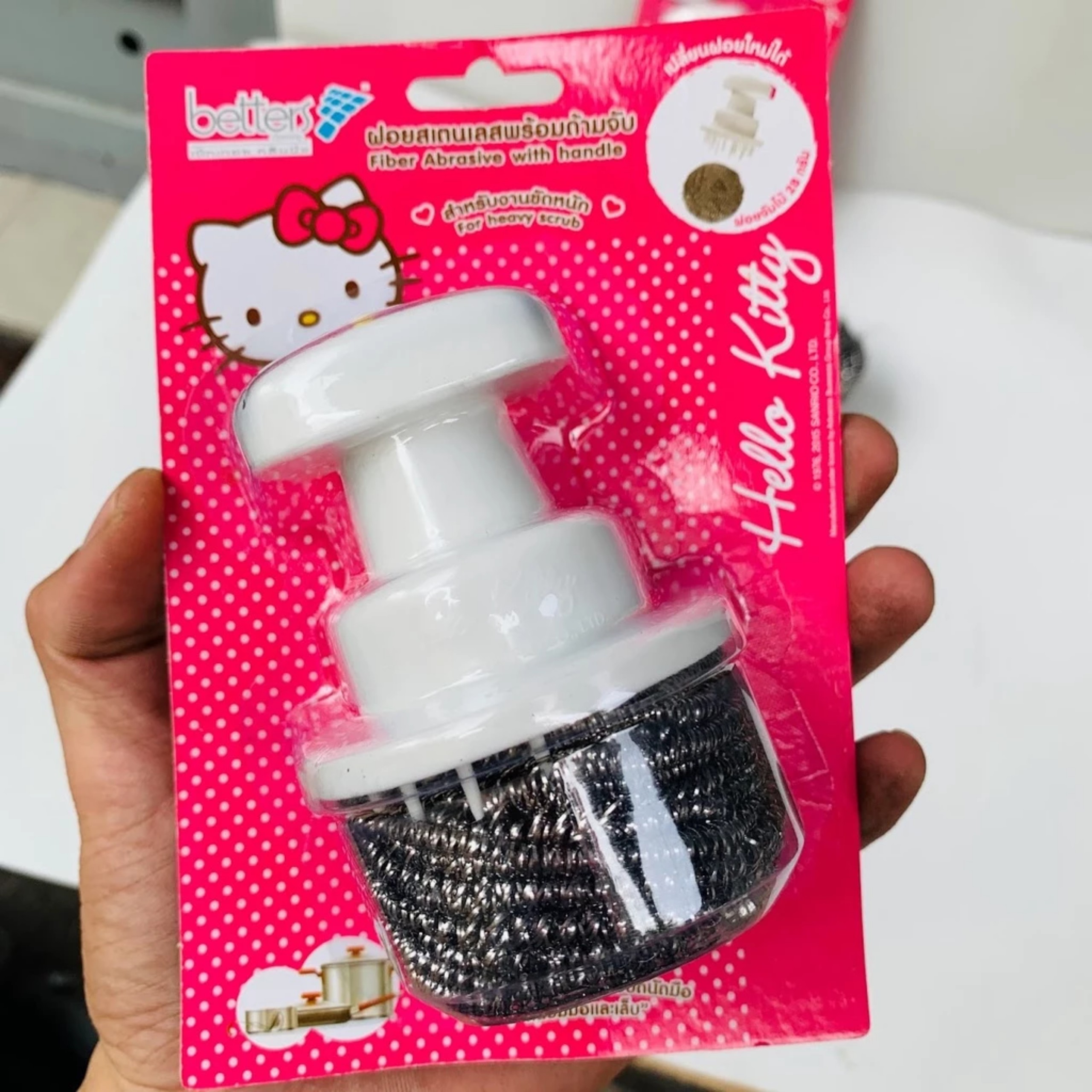 DỤNG CỤ CHÙI XOONG HELLO KITTY