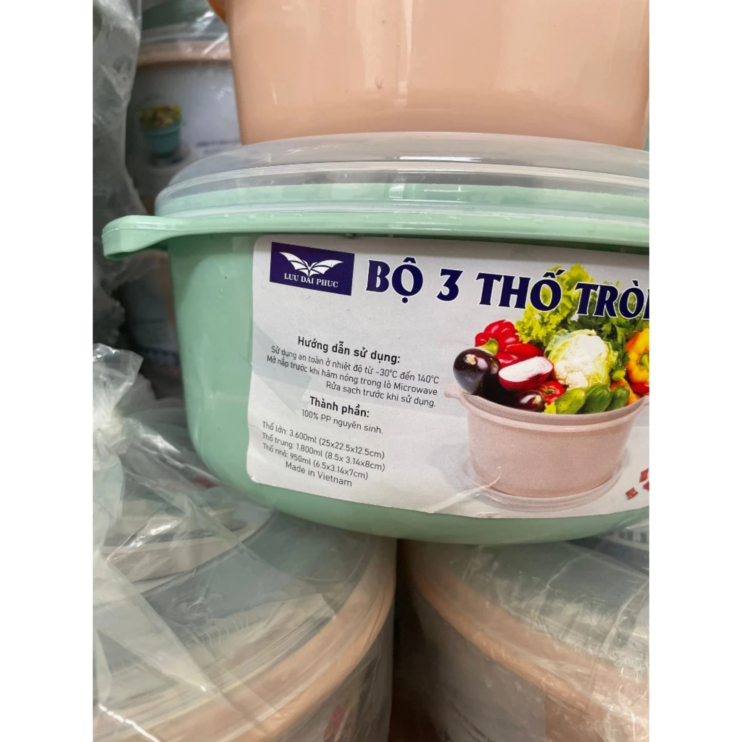 BỘ 3 THỐ TRÒN LƯU ĐẠI PHÚC