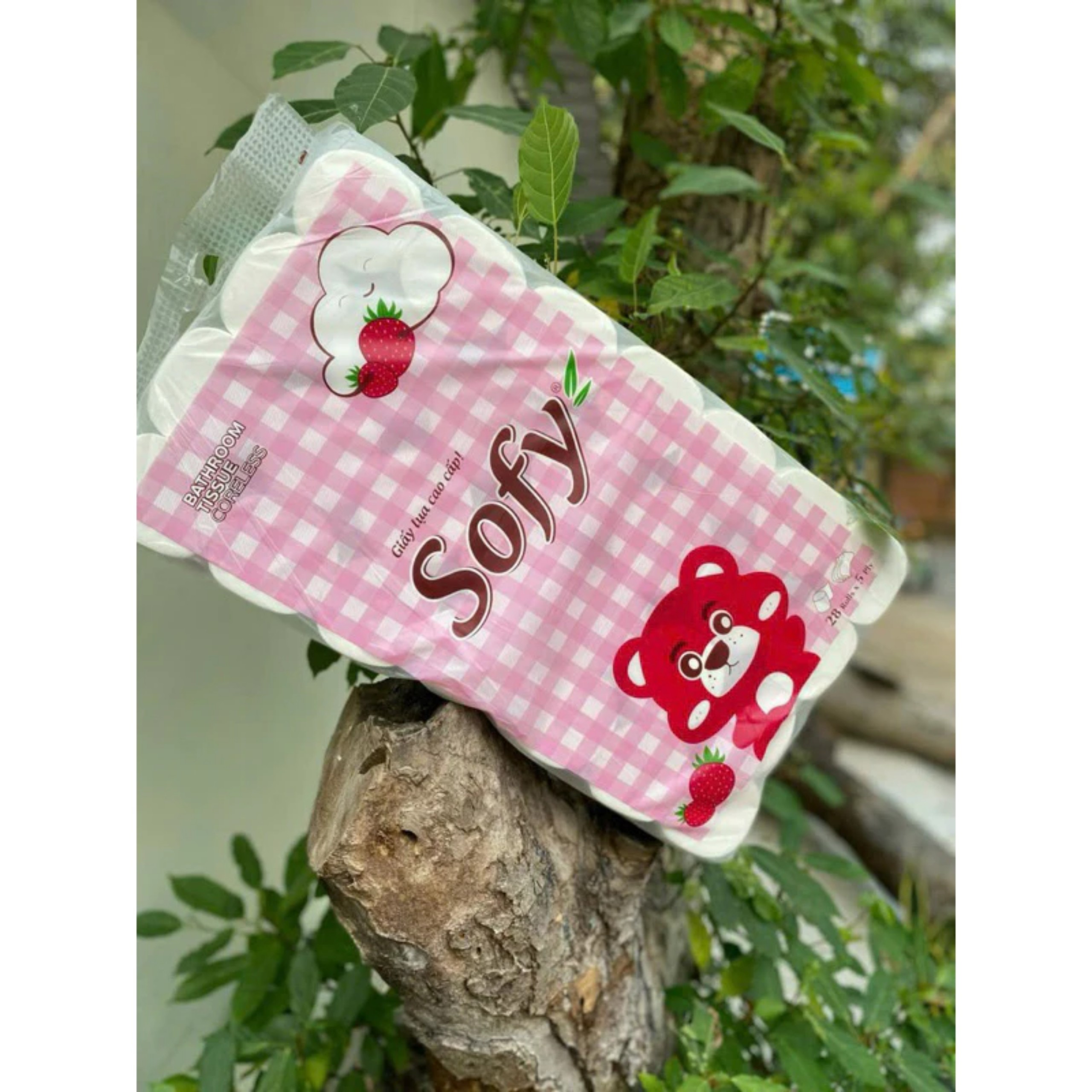 28 CUỘN GIẤY VỆ SINH SOFY