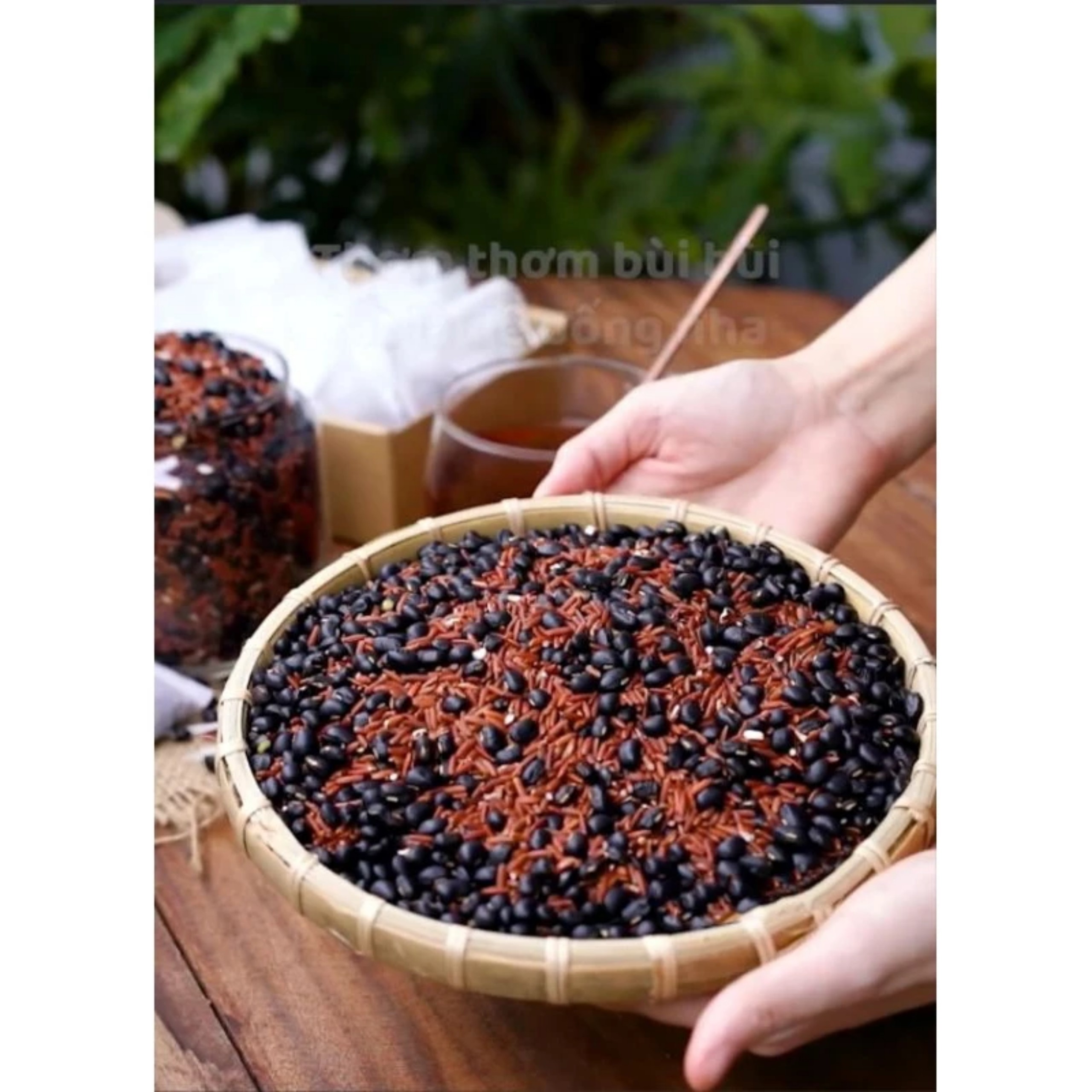 TRÀ GẠO LỨT, ĐẬU ĐEN, CỎ NGỌT, TÁO ĐỎ, LÁ DỨA