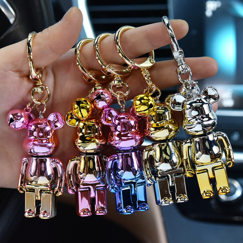 Móc khóa Gấu Bearbrick cao cấp, phụ kiện trang trí độc đáo hàng