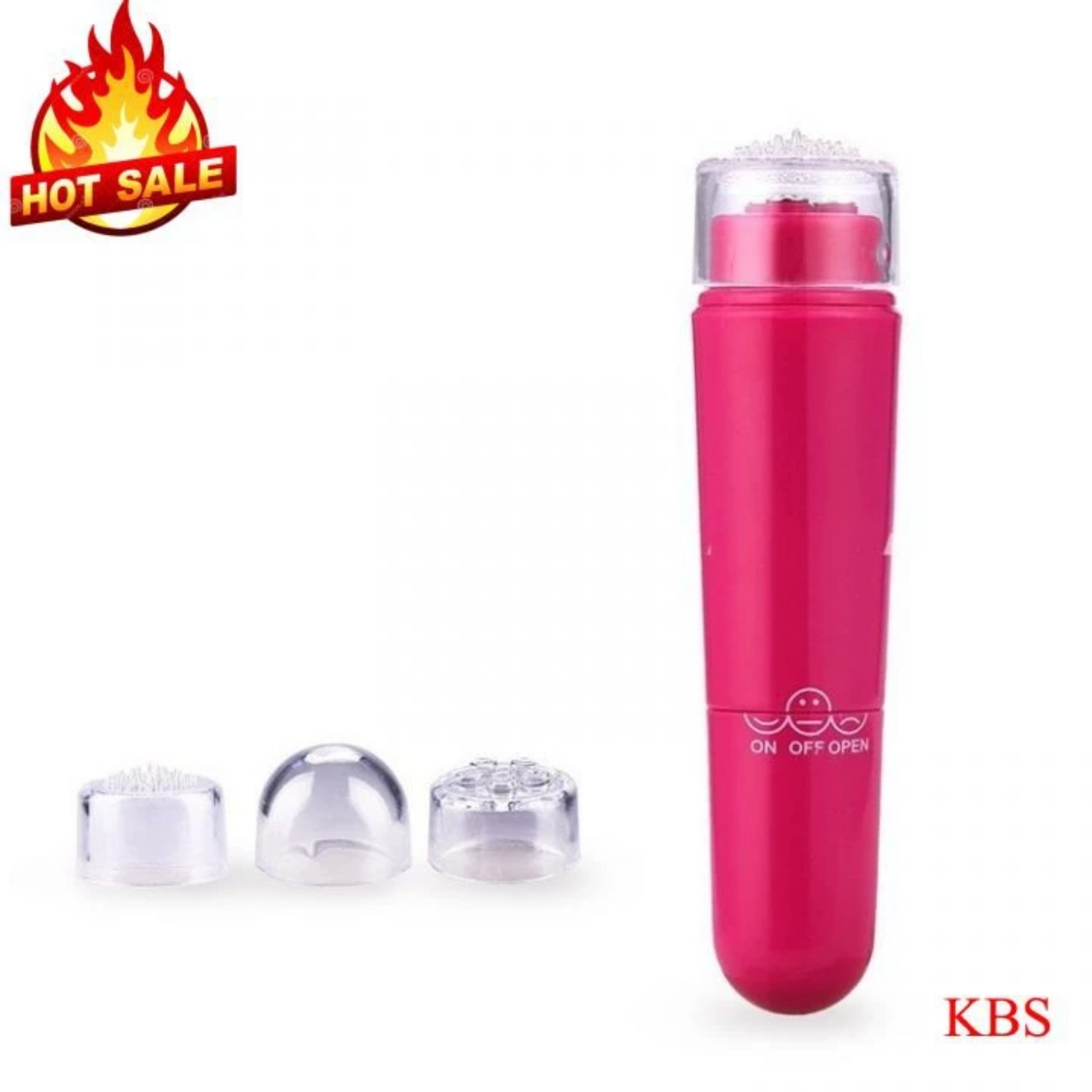 Máy massage mặt cầm tay 4 đầu loại xịn nhất 🔥FR🔥 massage mặt cầm tay làm đẹp da, xóa thâm quầng mắt