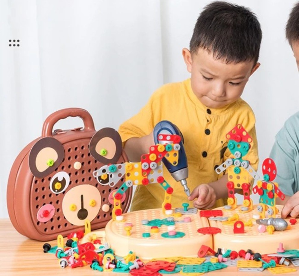 HỘP DỤNG CỤ MÁY KHOAN ĐIỆN CHO BÉ