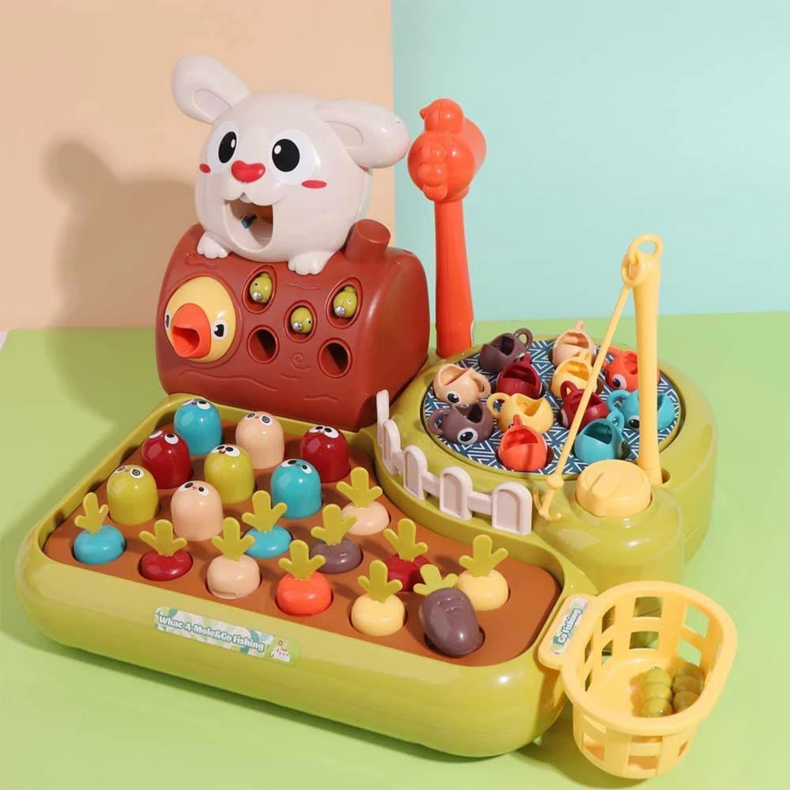 BỘ ĐỒ CHƠI TÍCH HỢP CHO BÉ NÔNG TRẠI THU HOẠCH VÀ ĐẬP CHUỘT