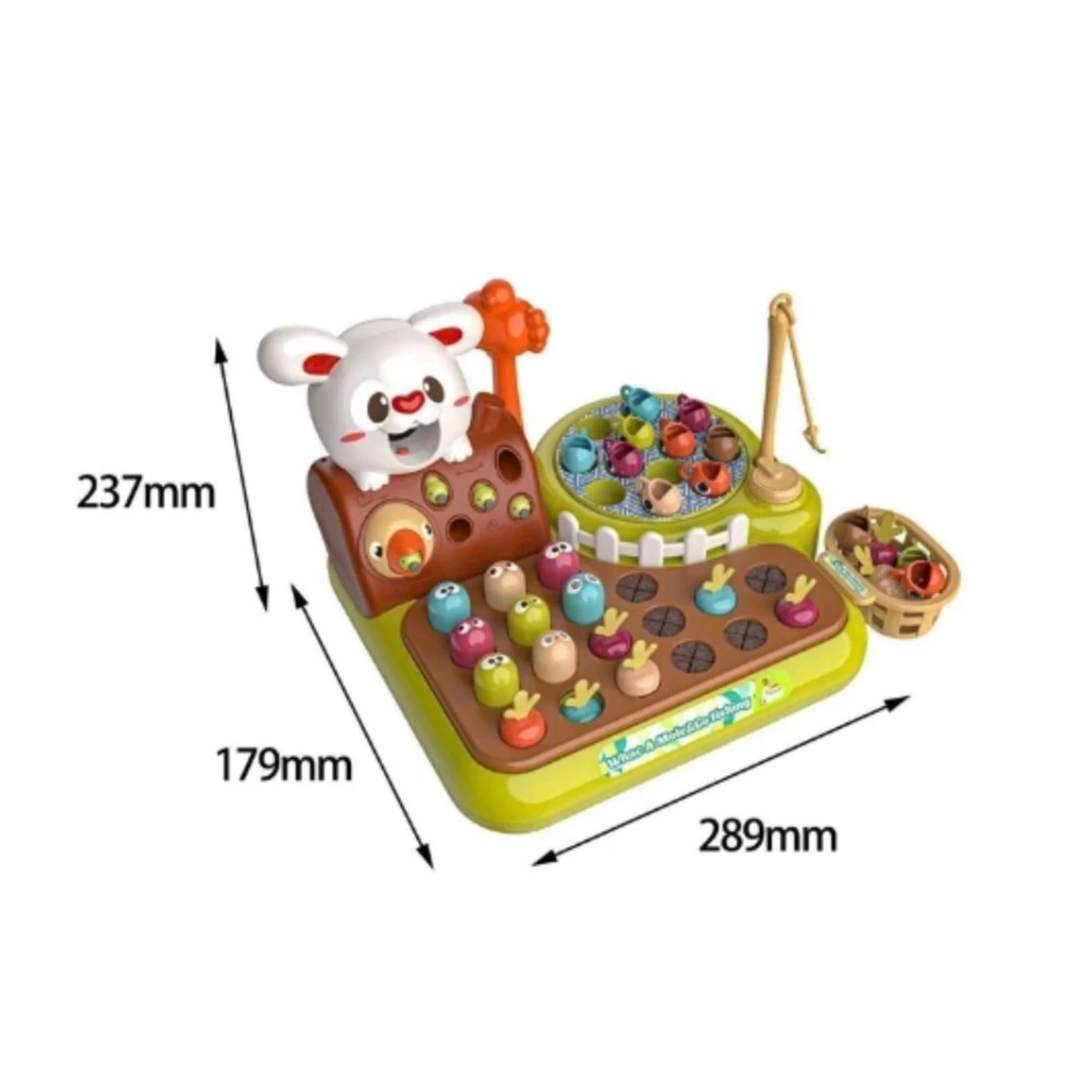 BỘ ĐỒ CHƠI TÍCH HỢP CHO BÉ NÔNG TRẠI THU HOẠCH VÀ ĐẬP CHUỘT