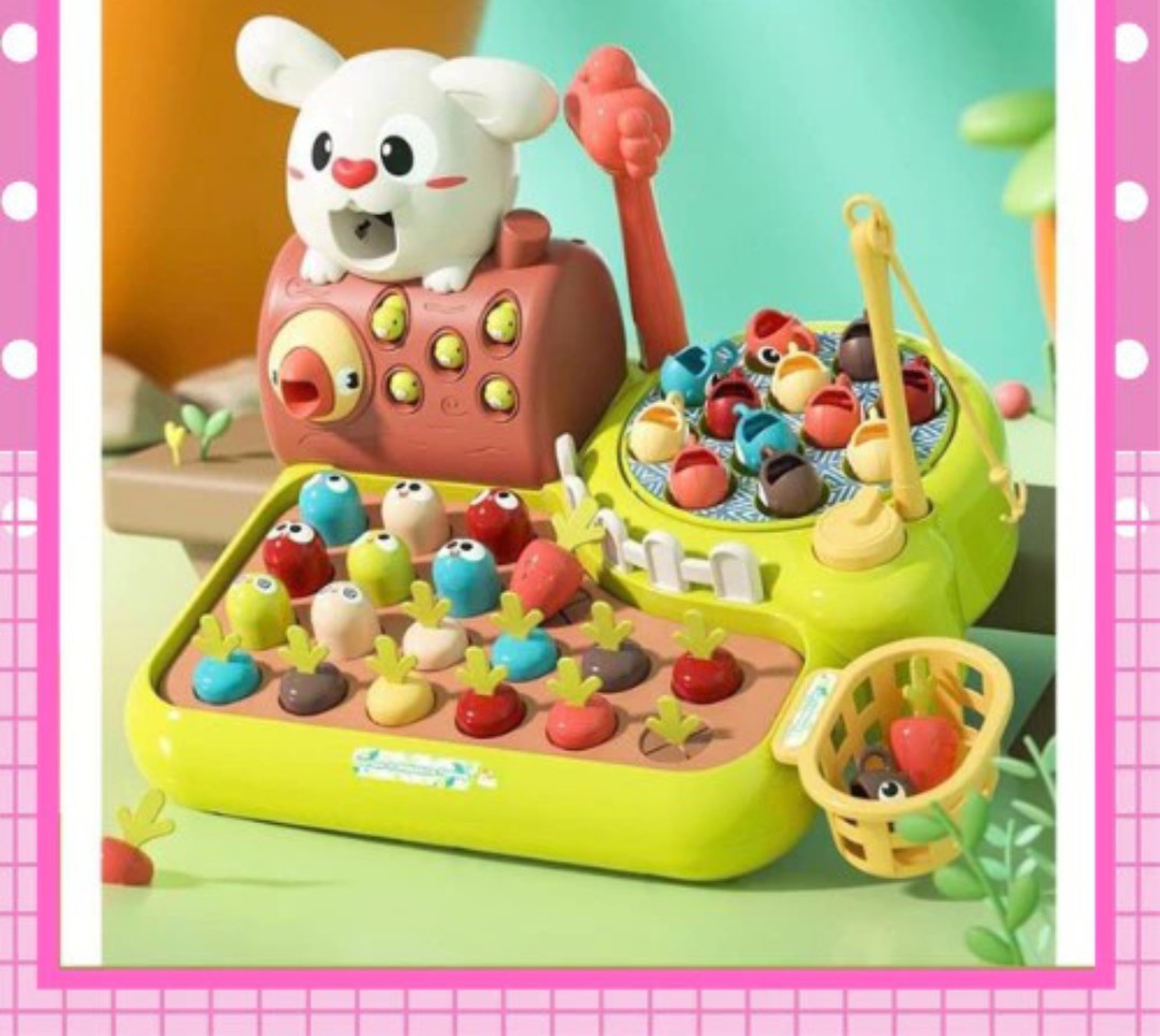 BỘ ĐỒ CHƠI TÍCH HỢP CHO BÉ NÔNG TRẠI THU HOẠCH VÀ ĐẬP CHUỘT