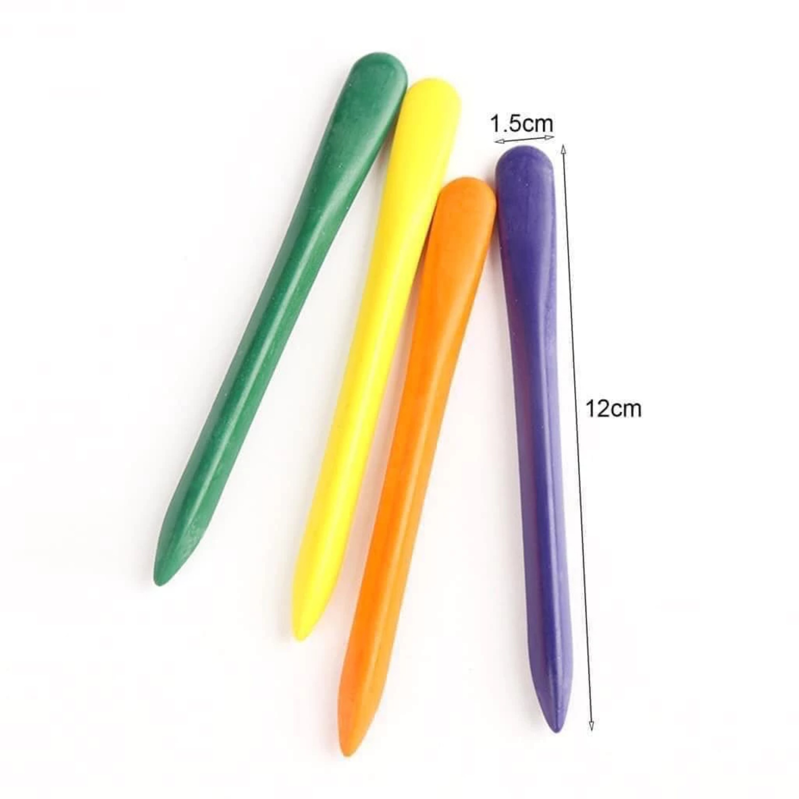 BÚT SÁP MÀU HỮU CƠ 12, CÂY AN TOÀN CHO BÉ YÊU TẬP TÔ VẼ