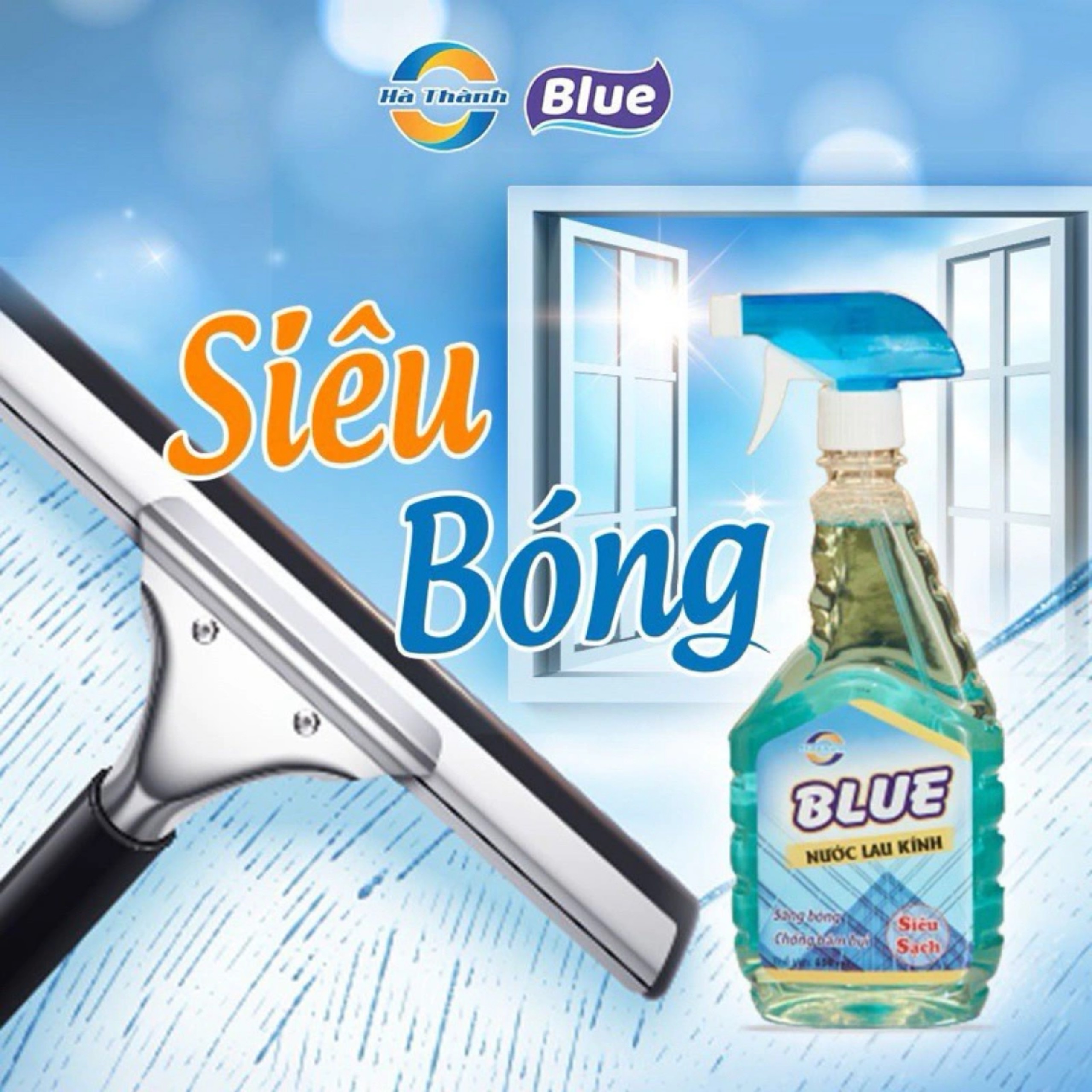 NƯỚC LAU KÍNH BLUE 650ML