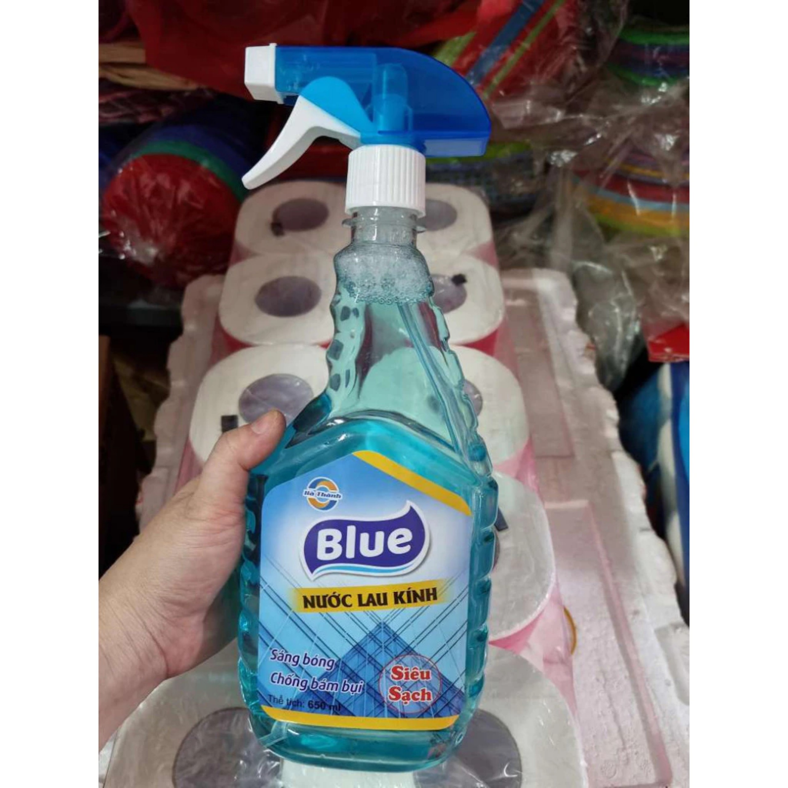 NƯỚC LAU KÍNH BLUE 650ML