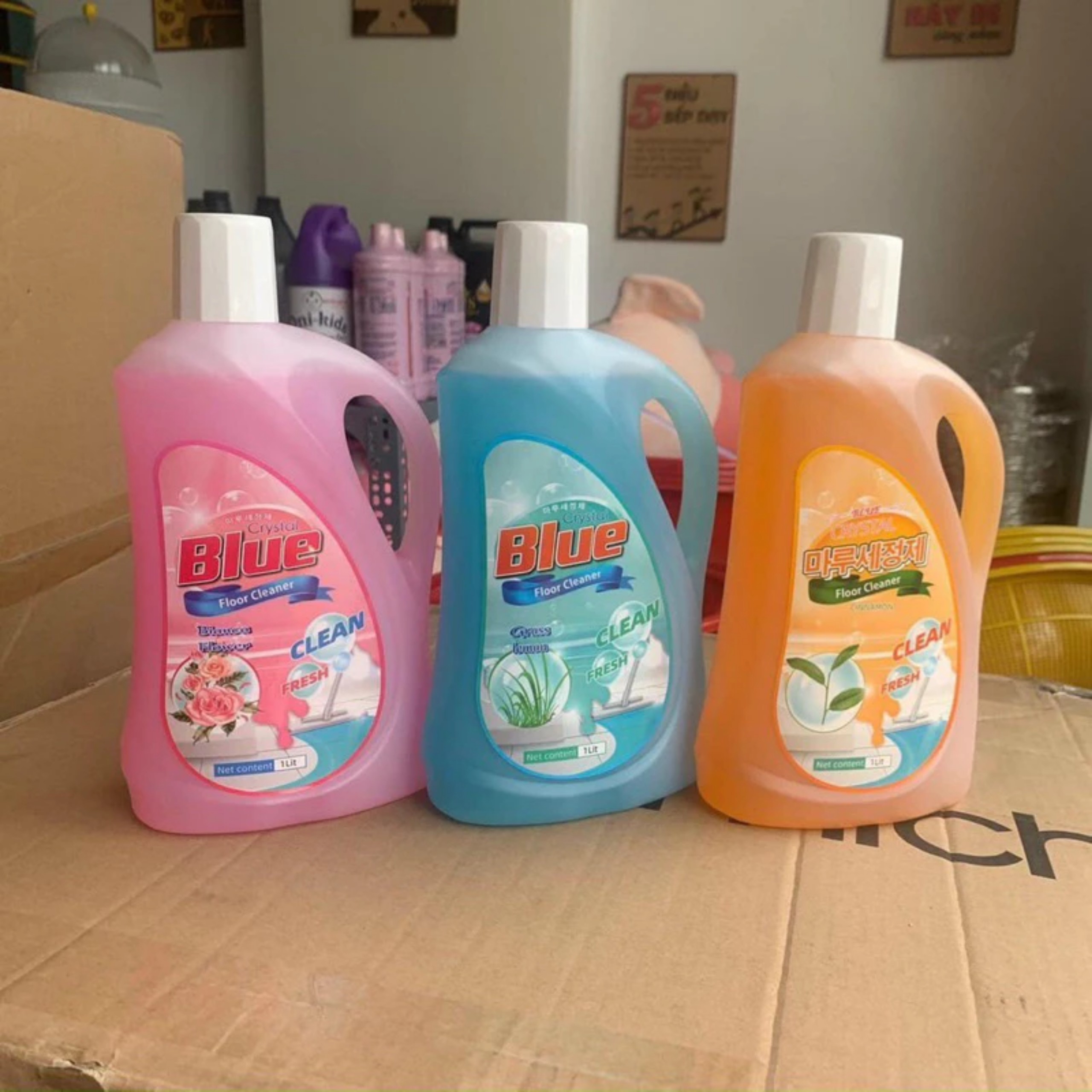 NƯỚC LAU SÀN BLUE HÀN QUỐC (1L)