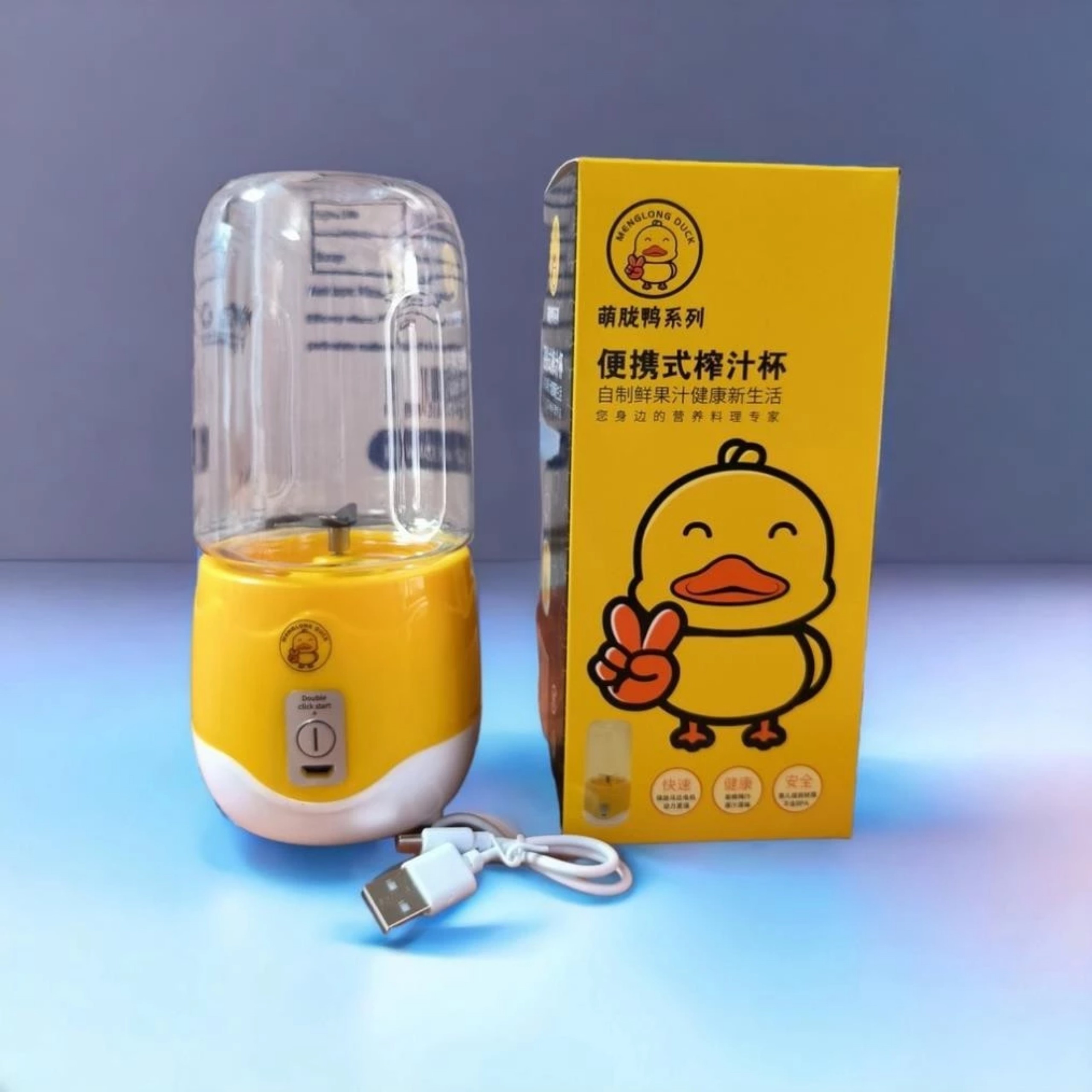 MÁY XAY SINH TỐ CẦM TAY CON VỊT VÀNG