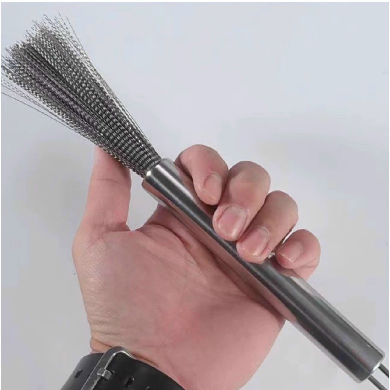 DỤNG CỤ CHÀ NỒI CHẢO INOX CÓ TAY CẦM