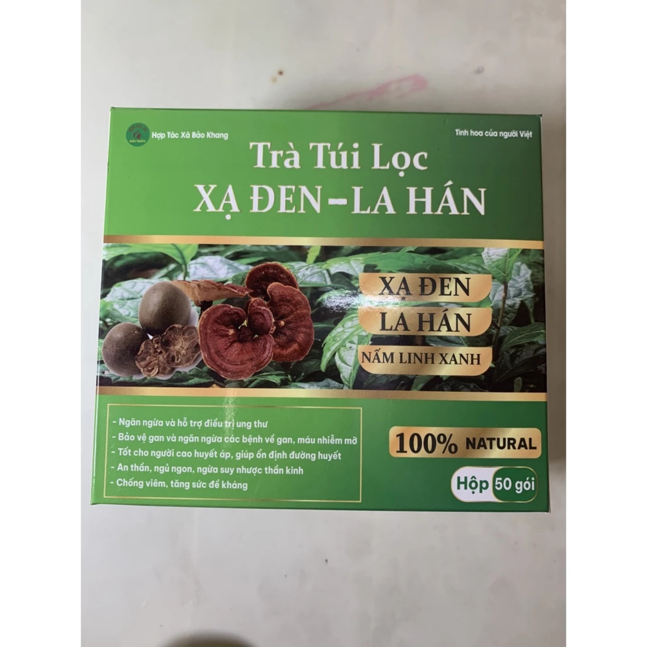 TRÀ TÚI LỌC XẠ ĐEN LA HÁN