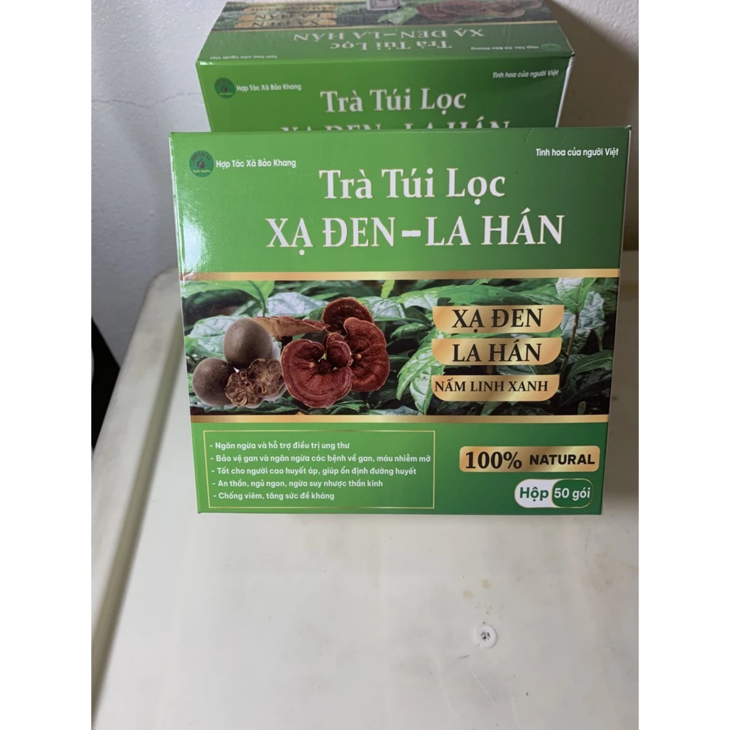 TRÀ TÚI LỌC XẠ ĐEN LA HÁN