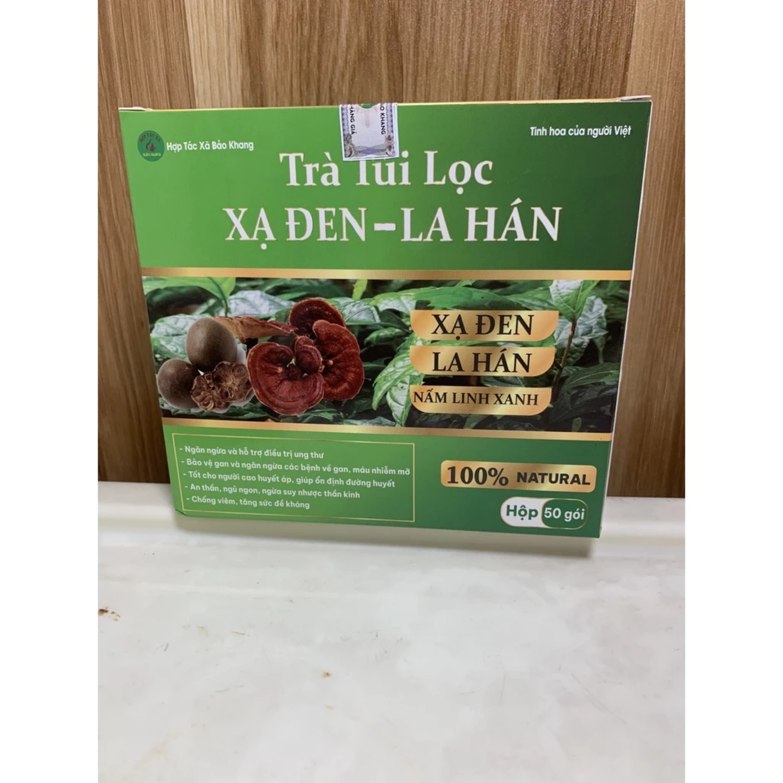 TRÀ TÚI LỌC XẠ ĐEN LA HÁN