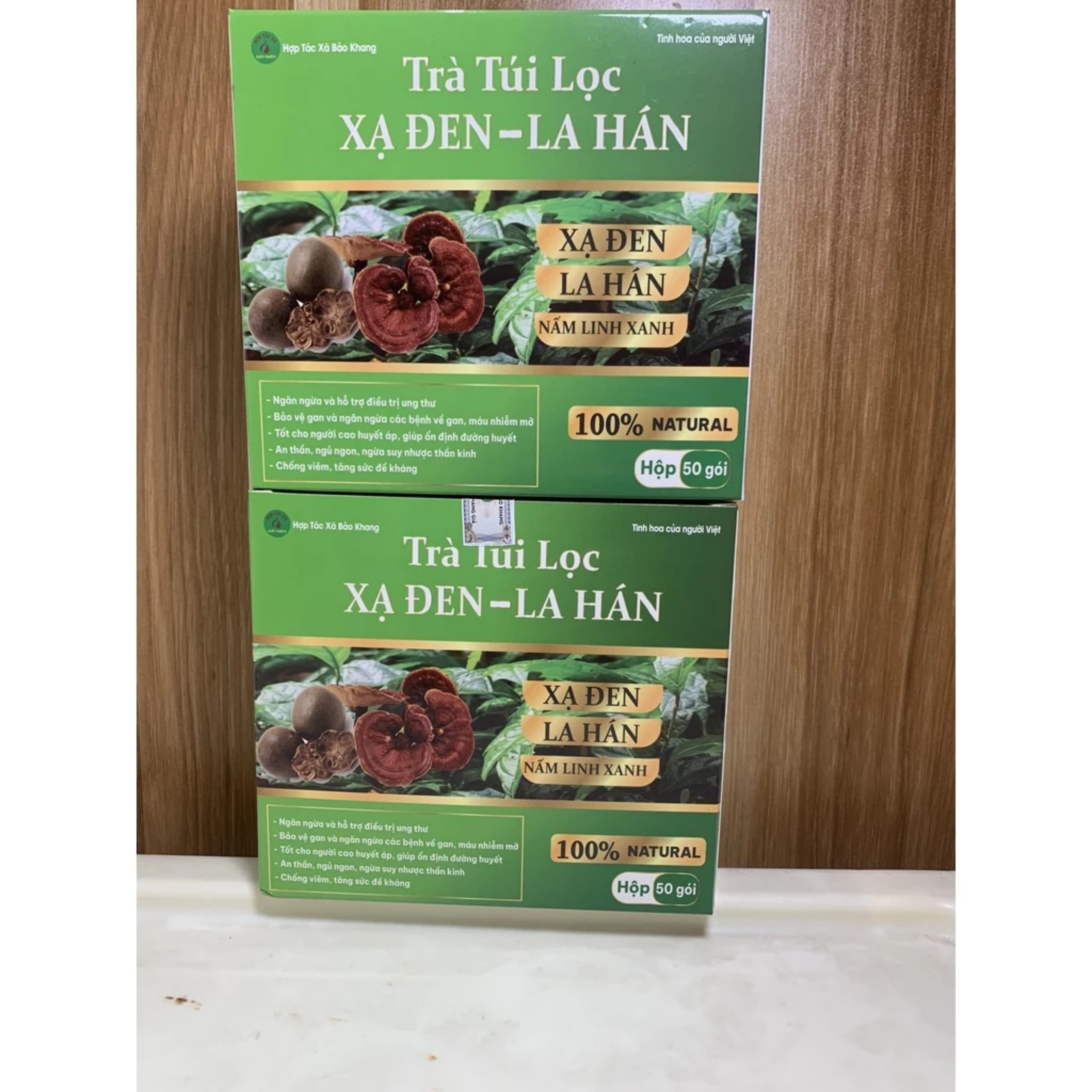 TRÀ TÚI LỌC XẠ ĐEN LA HÁN