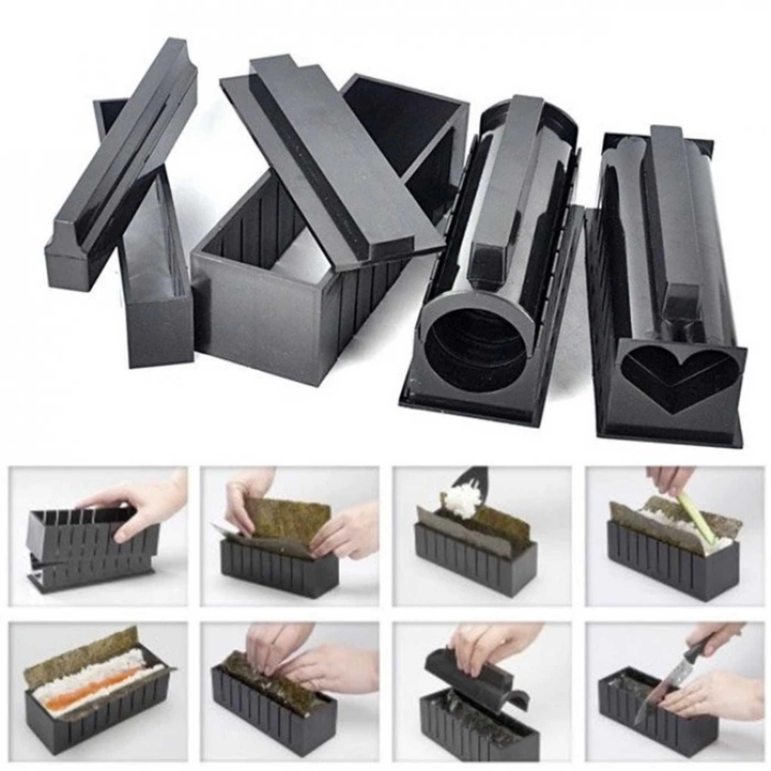 KHUÔN LÀM SUSHI 10 MÓN