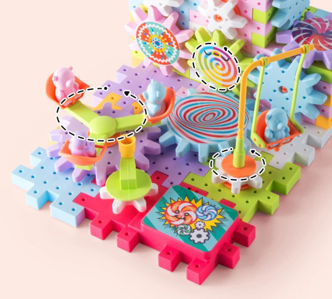 BỘ ĐỒ CHƠI LẮP GHÉP THÔNG MINH MÔ HÌNH BÁNH RĂNG 83 CHI TIẾT