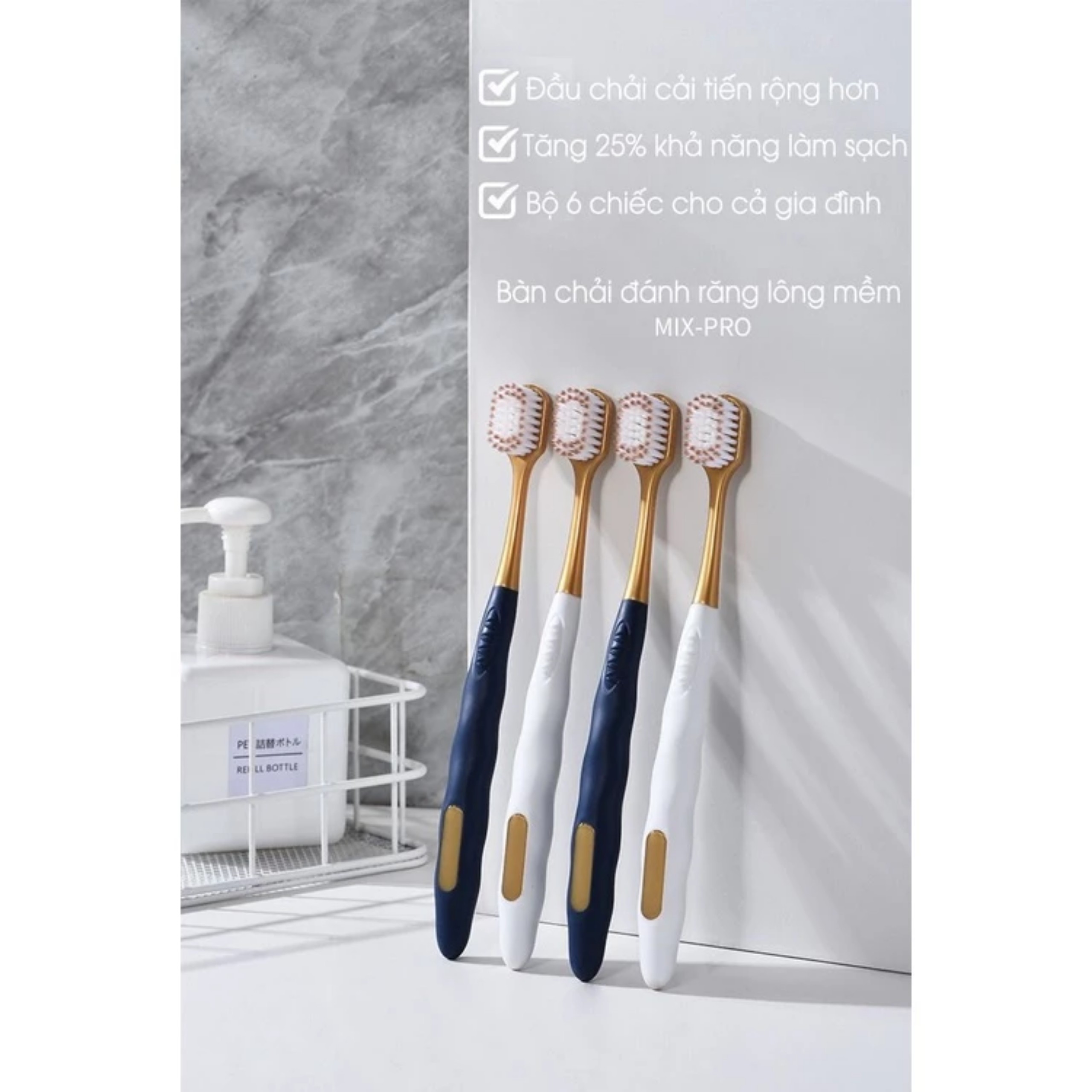 SET 6 BÀN CHẢI ĐÁNH RĂNG