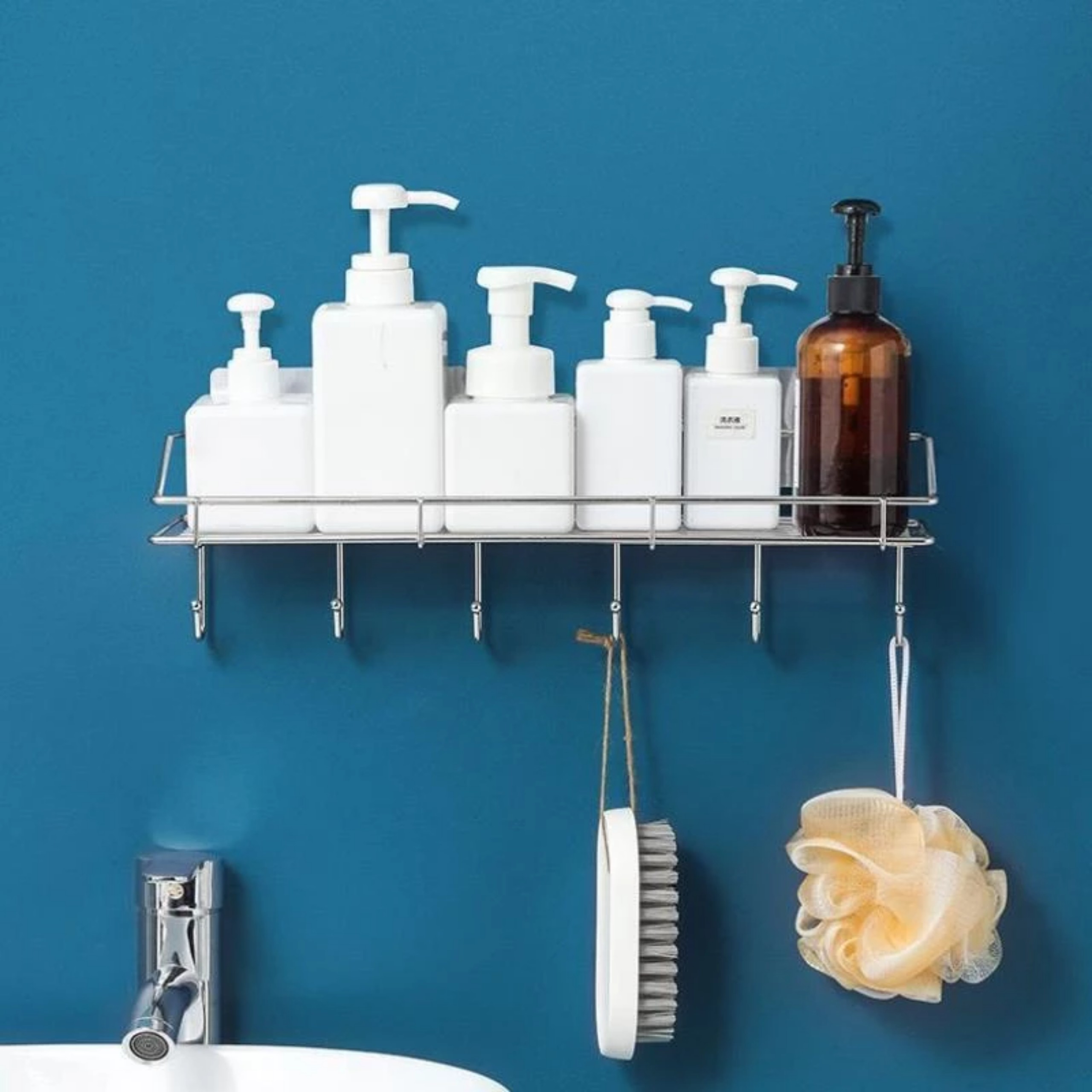 KỆ INOX ĐỂ CHAI LỌ GIA VỊ NHÀ BẾP