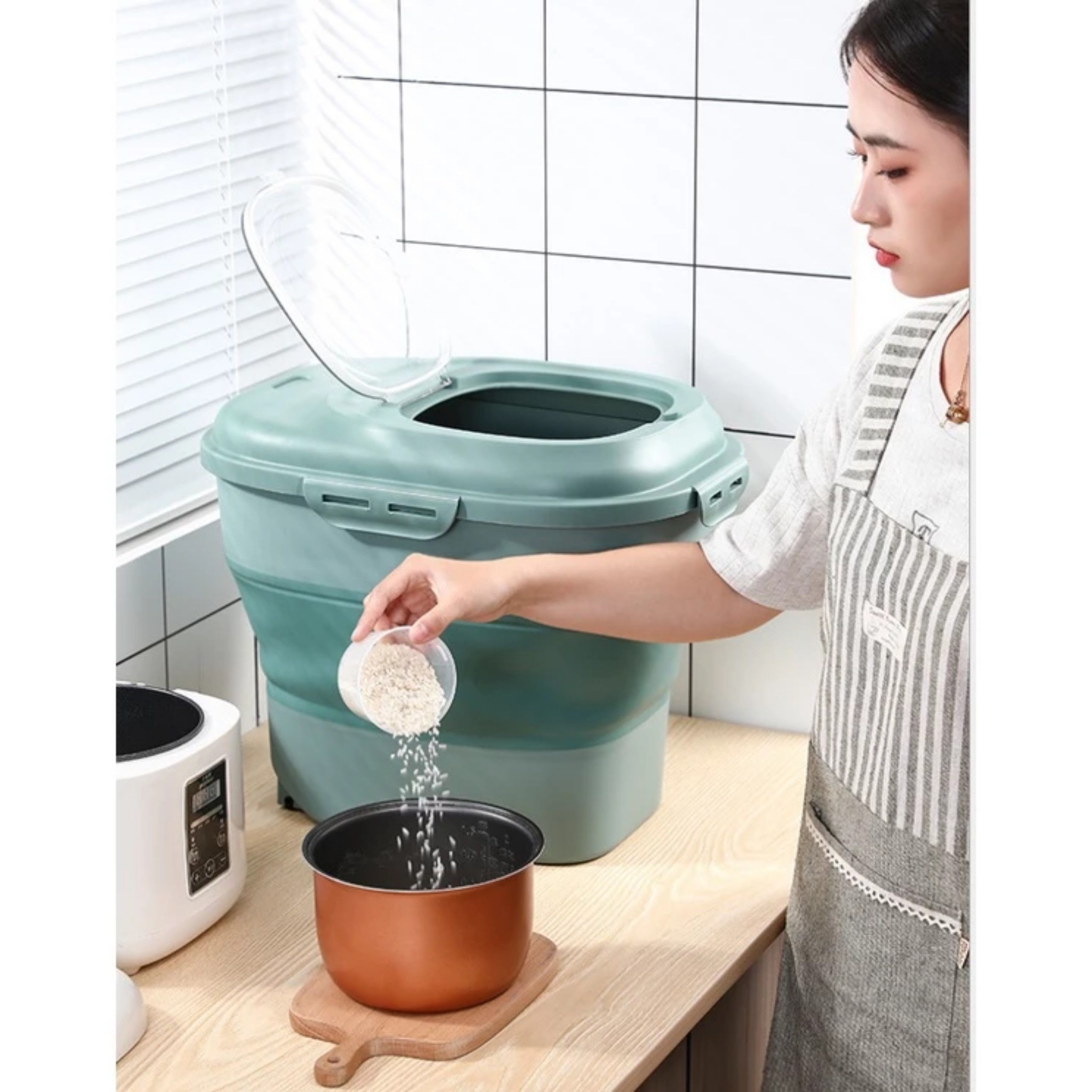 THÙNG GẠO SILICON 25 kg