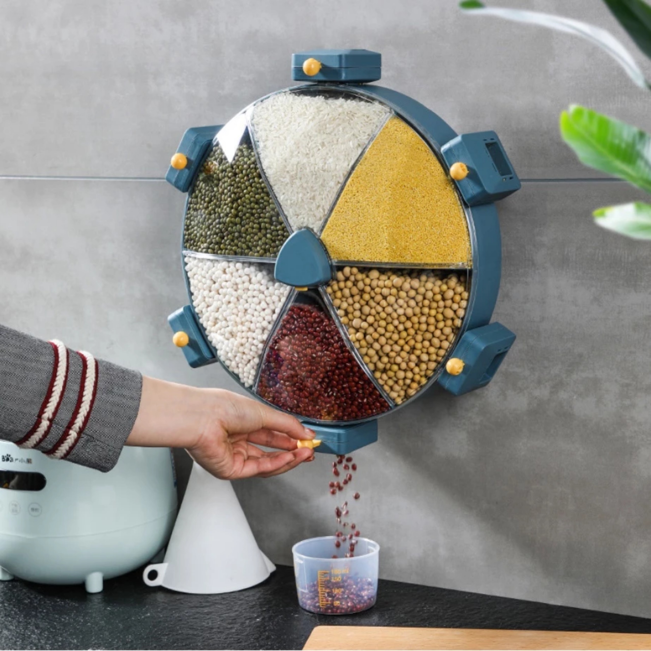 KHAY ĐỰNG NGŨ CỐC XOAY