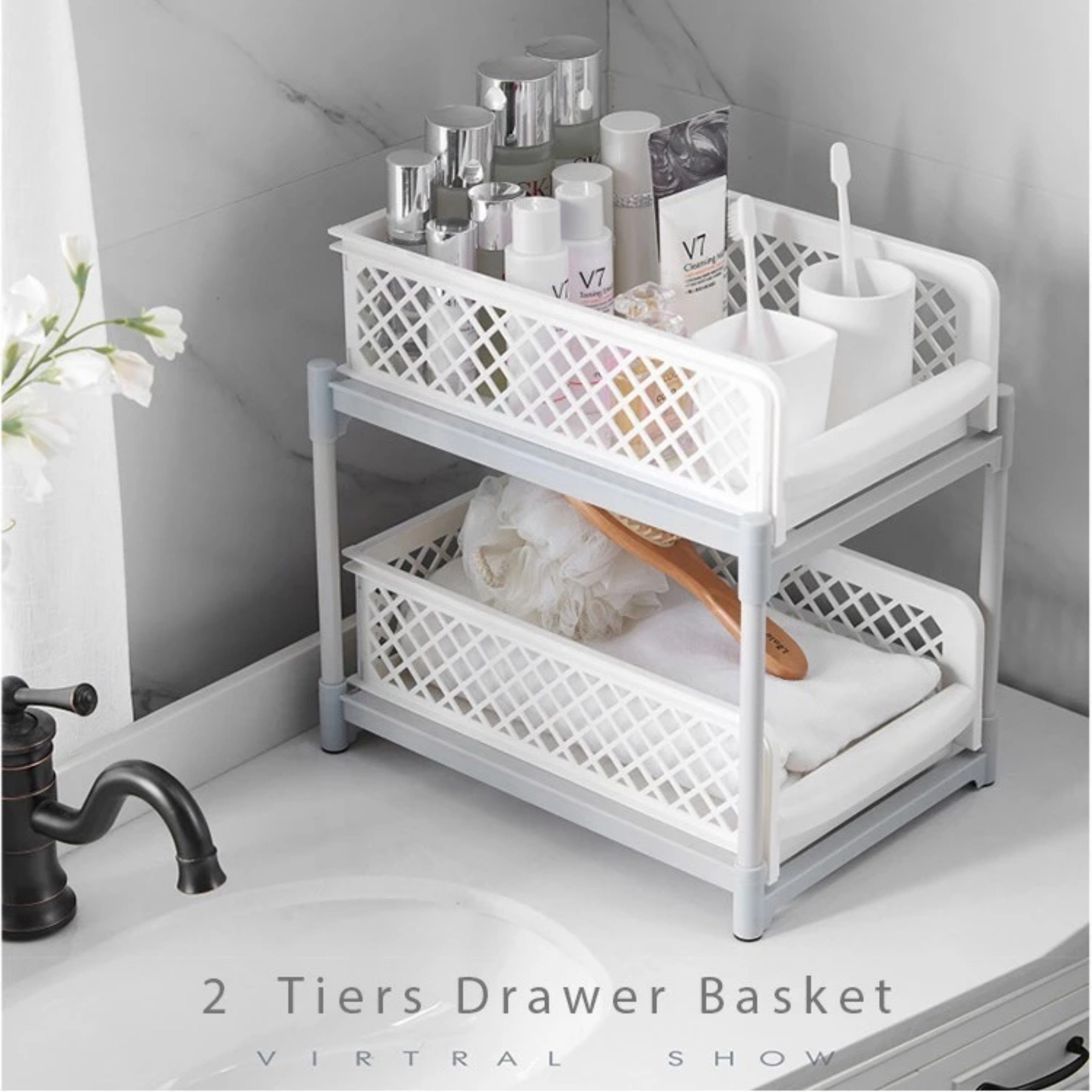 KỆ NHỰA 2 TẦNG ABS