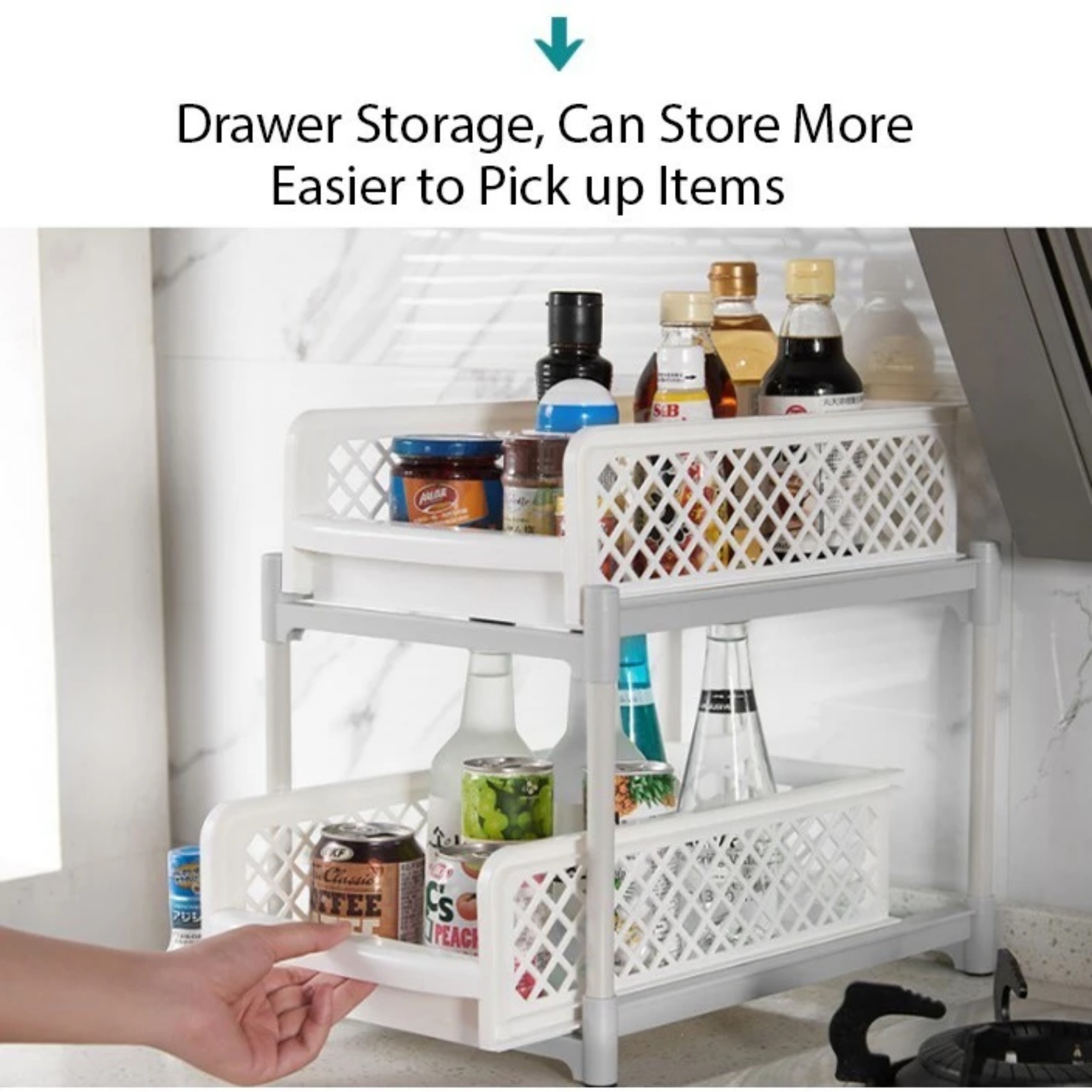 KỆ NHỰA 2 TẦNG ABS