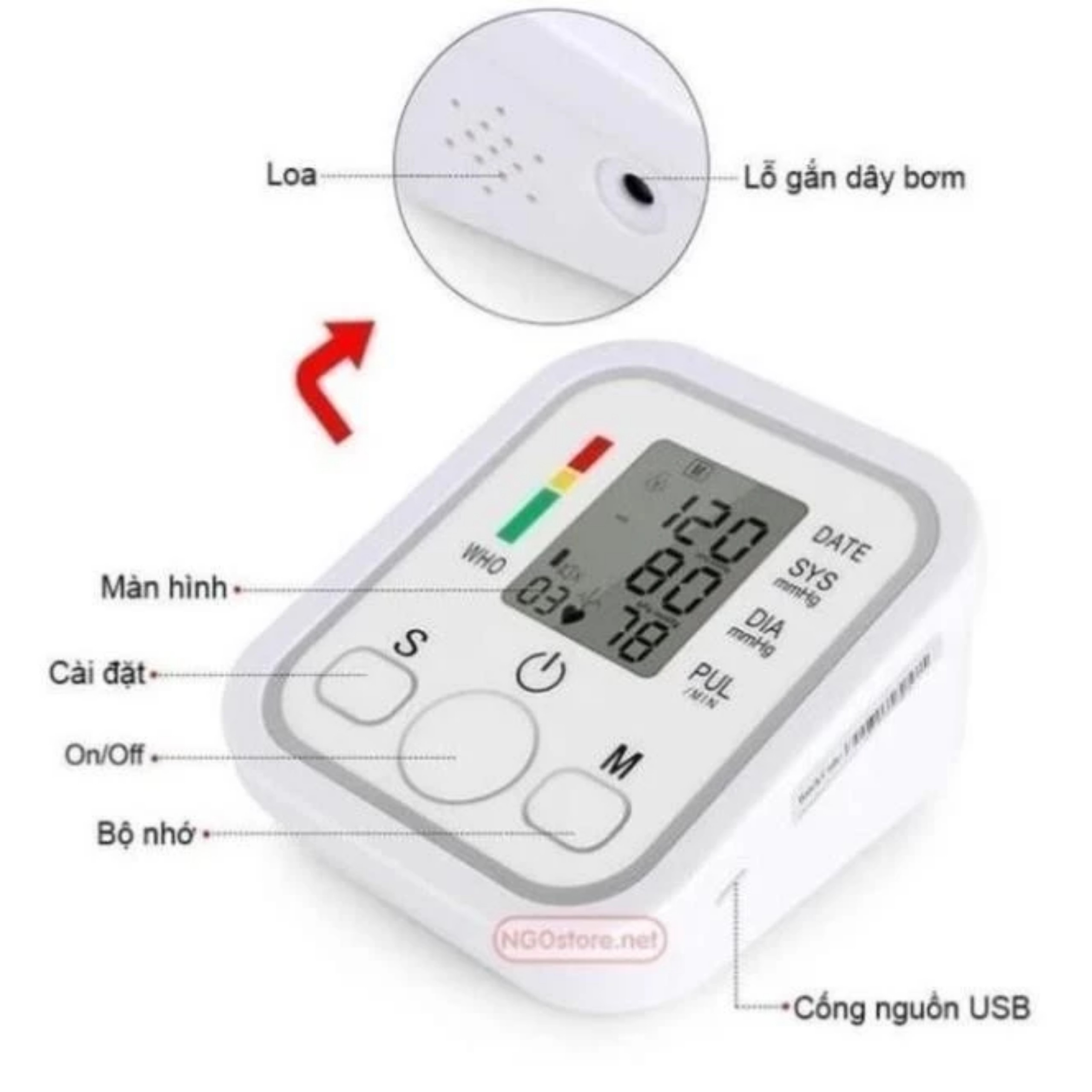 MÁY ĐO HUYẾT ÁP ARM STYLE