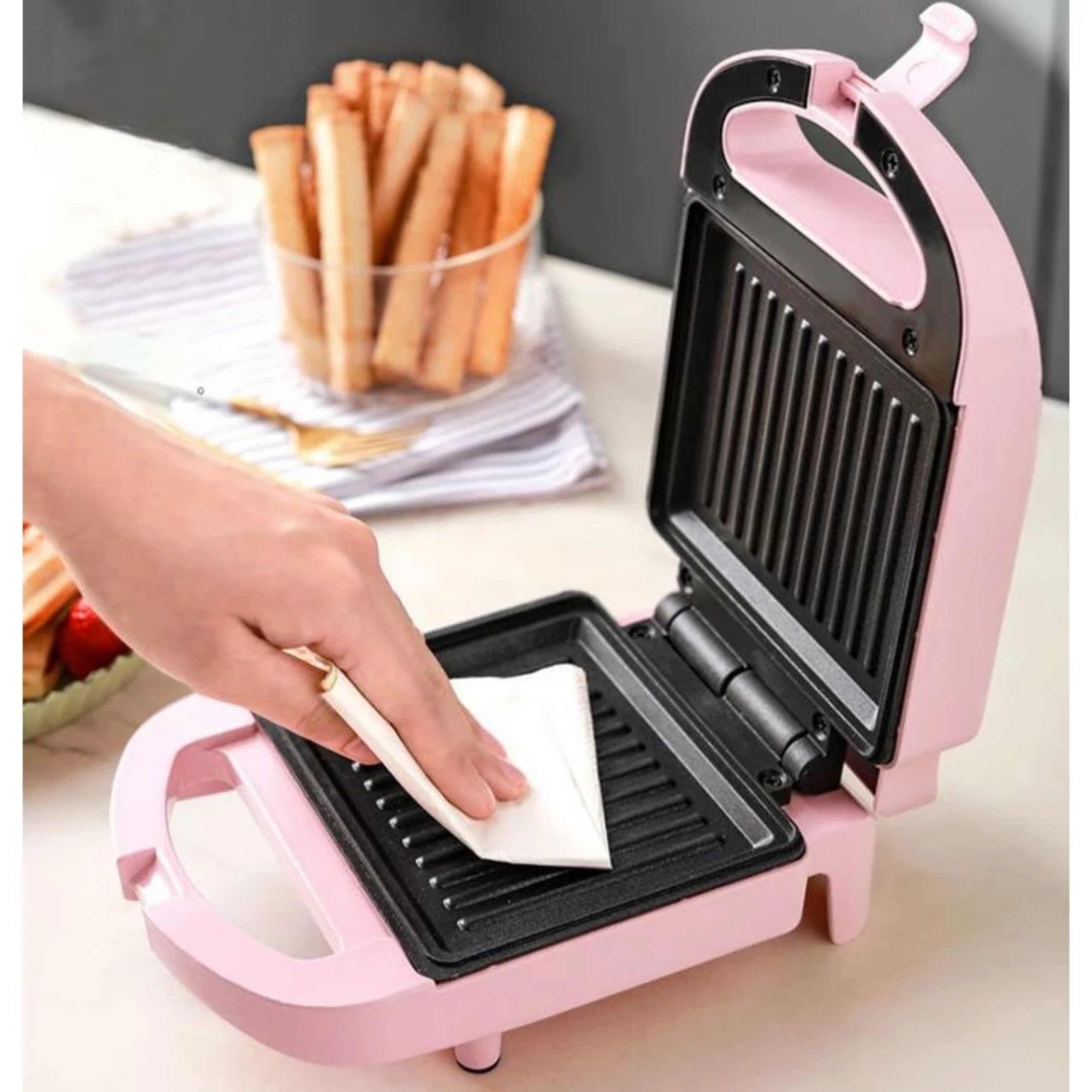 MÁY NƯỚNG, MÁY LÀM ĐỒ ĂN SÁNG ĐA NĂNG CHỐNG DÍNH