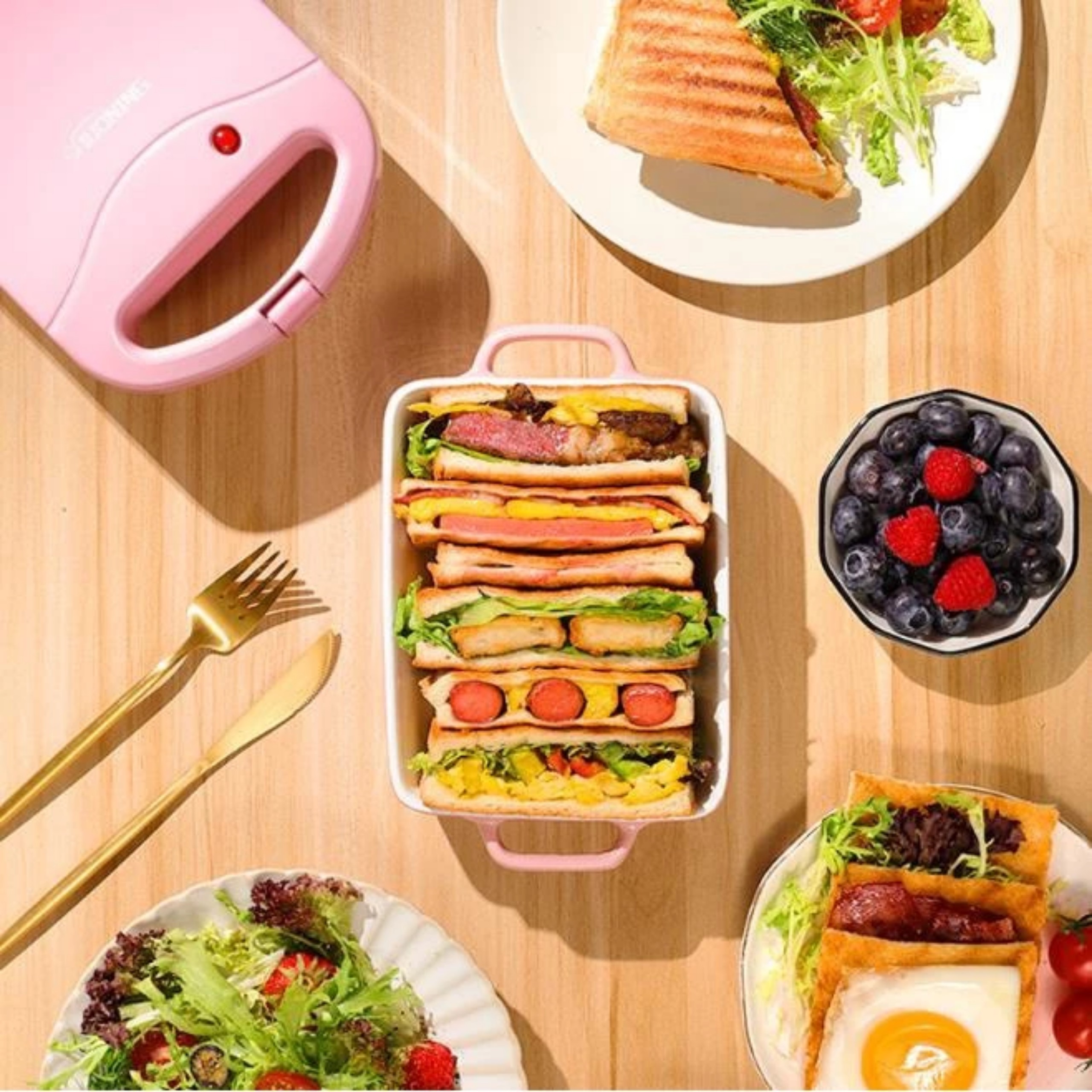 MÁY NƯỚNG, MÁY LÀM ĐỒ ĂN SÁNG ĐA NĂNG CHỐNG DÍNH