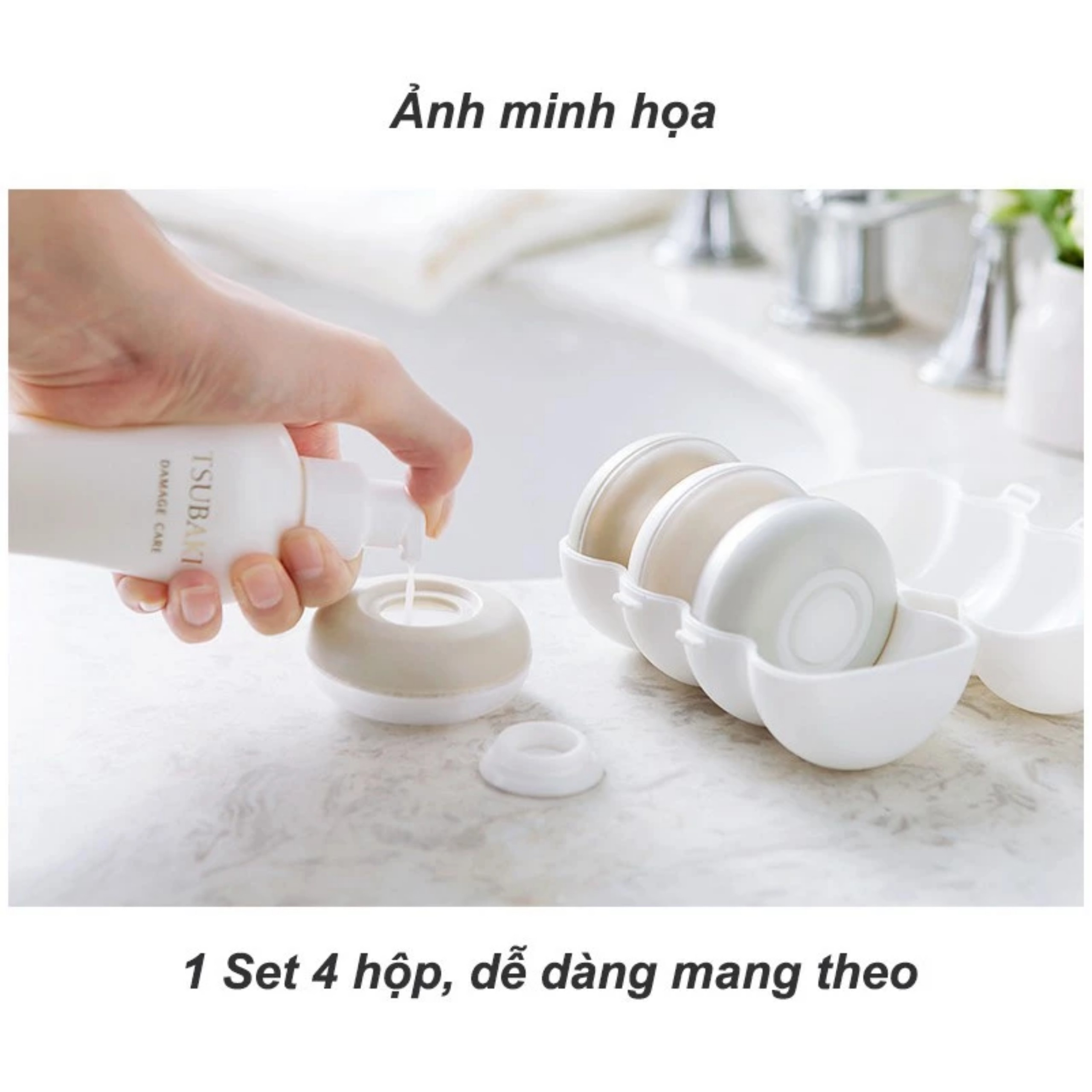 SET 4 HỘP CHIẾT MĨ PHẨM DU LỊCH