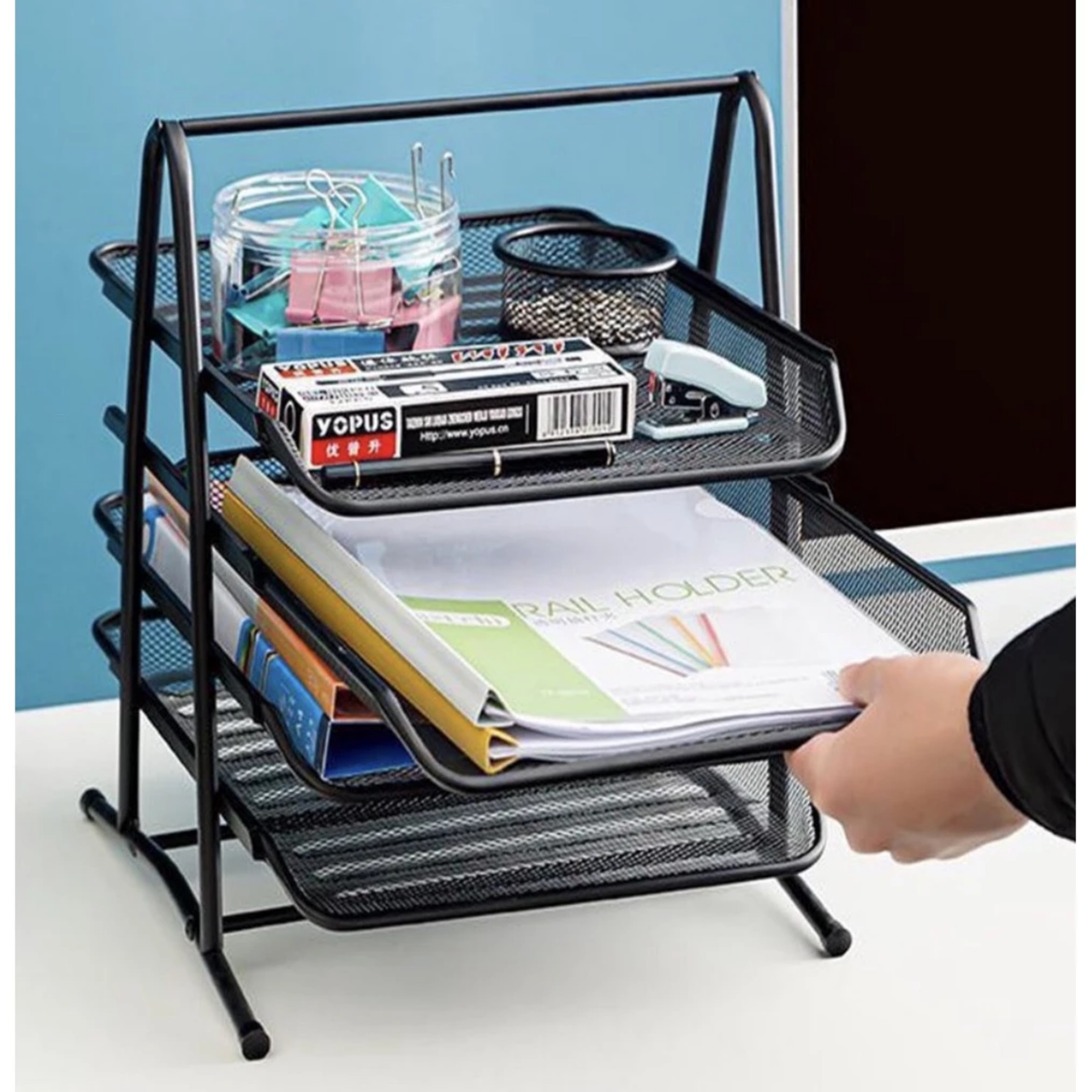 KHAY ĐỂ TÀI LIỆU 3 TẦNG