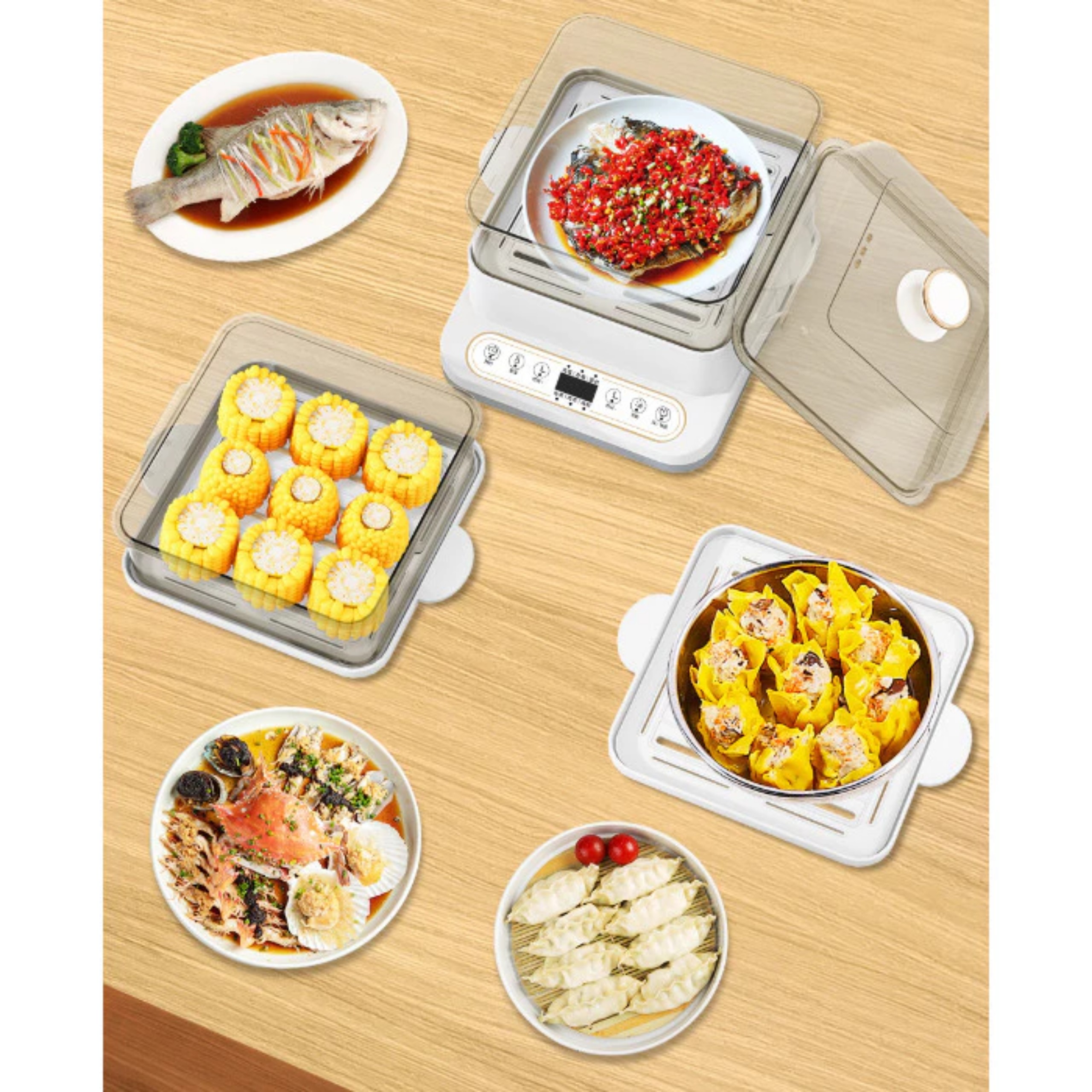 NỒI HẤP ĐIỆN 22L