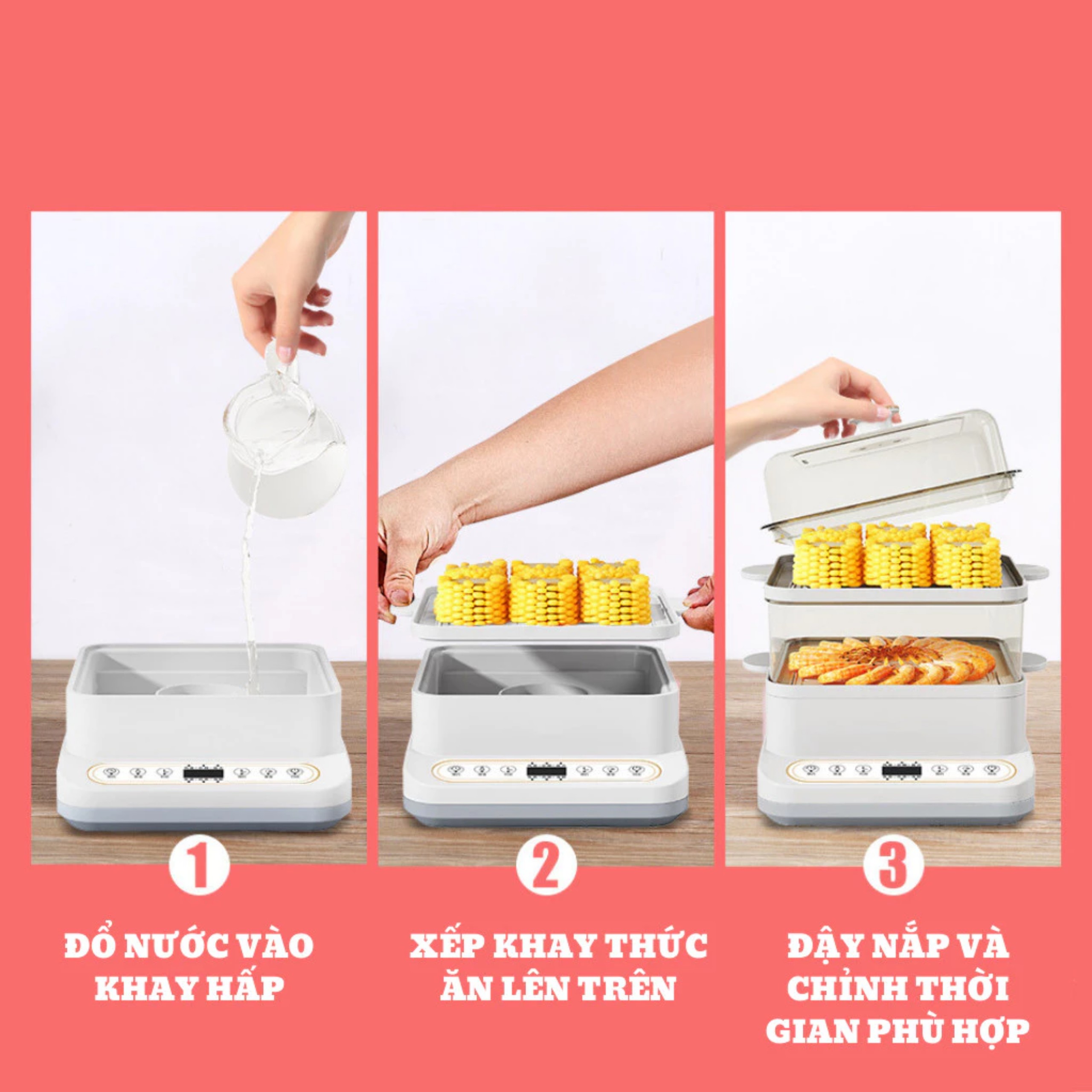 NỒI HẤP ĐIỆN 22L