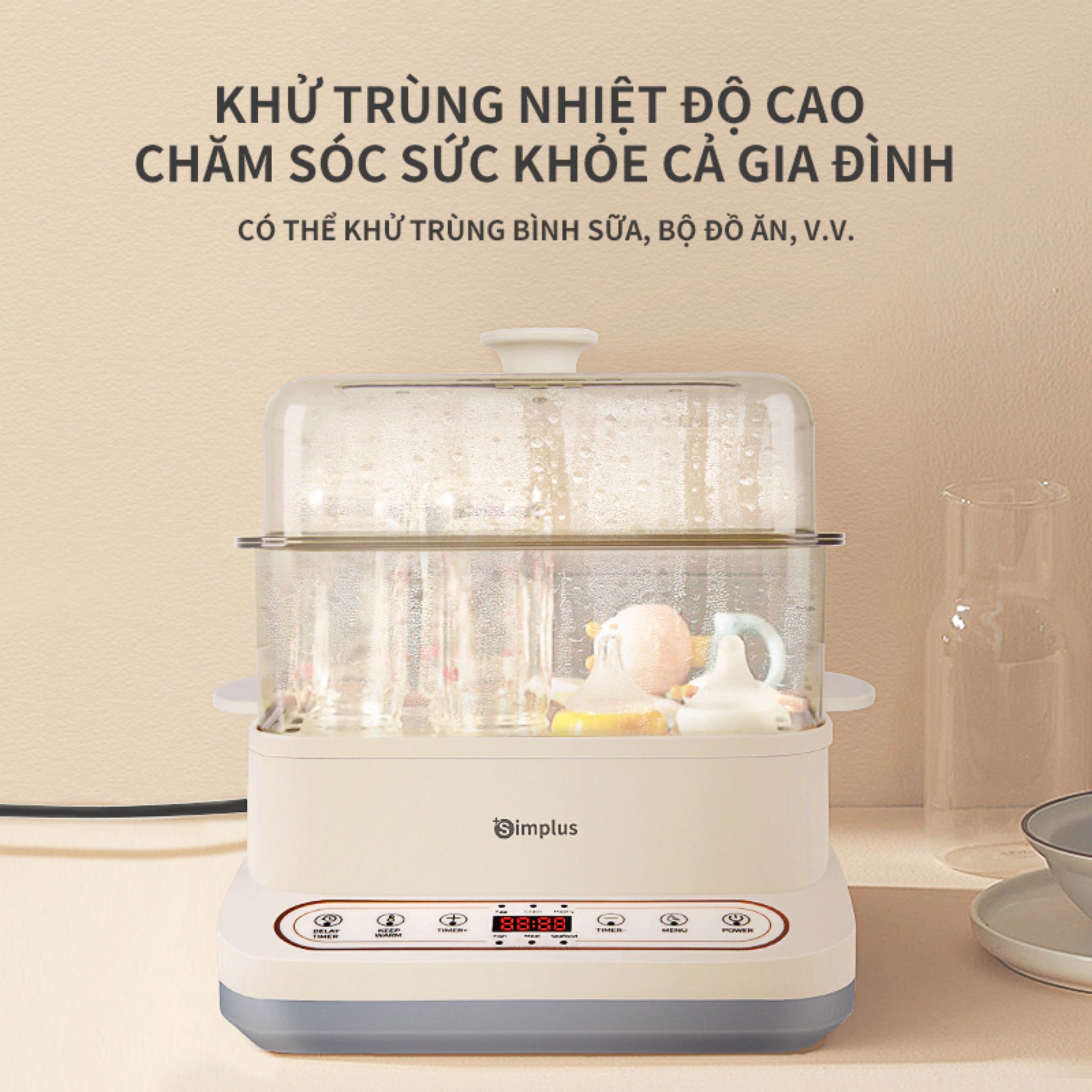 NỒI HẤP ĐIỆN 22L